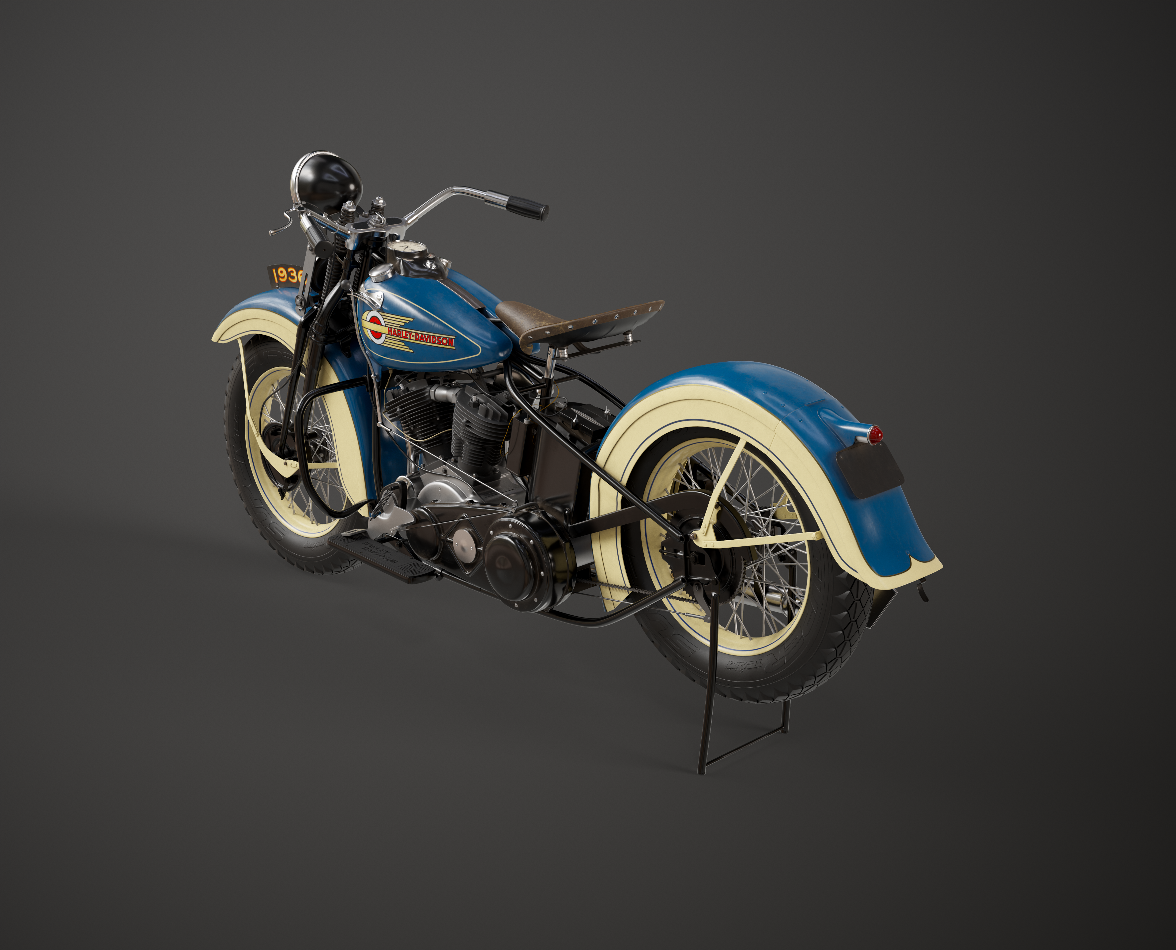Harley Davidson 1936 — Изображение №2 — 3D на Dprofile