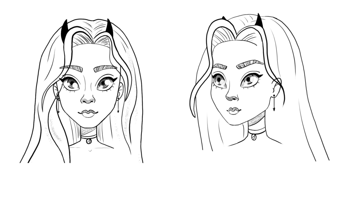 Demoness: character development concept art — Изображение №5 — Иллюстрация, Анимация на Dprofile