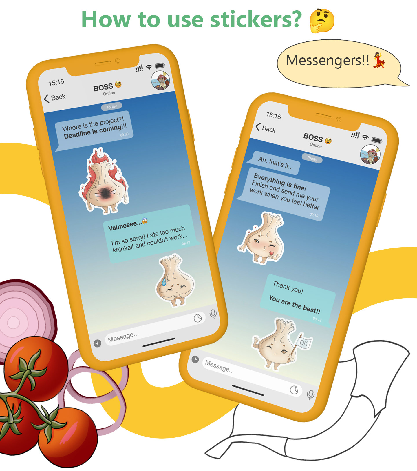 Хинкали стикеры — Изображение №4 — Иллюстрация, Анимация на Dprofile