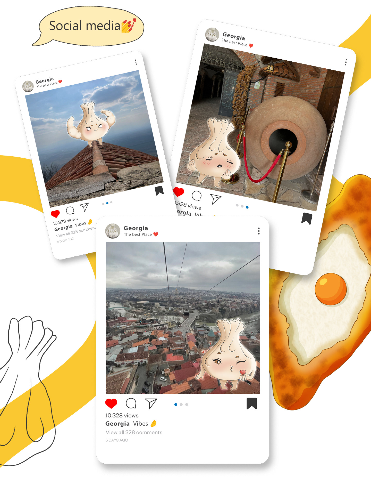 Хинкали стикеры — Изображение №6 — Иллюстрация, Анимация на Dprofile