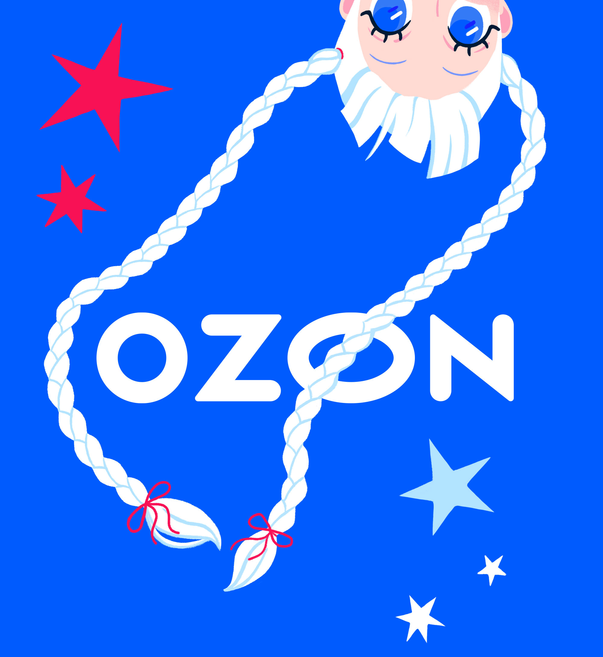 Иллюстрация для Ozon ballon — Изображение №1 — Брендинг, Иллюстрация на Dprofile