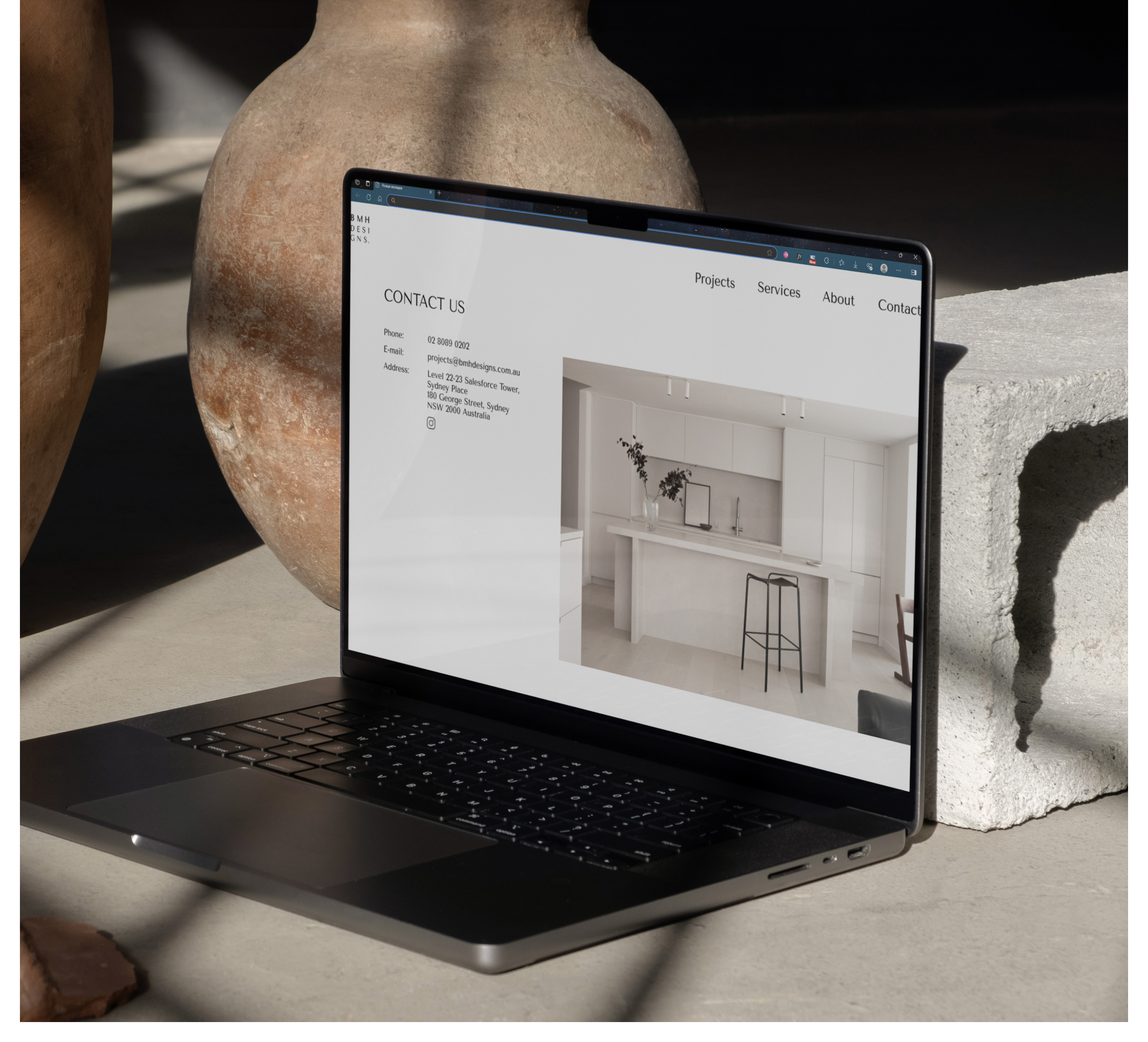 BMH interior design | Web design — Изображение №9 — Интерфейсы на Dprofile