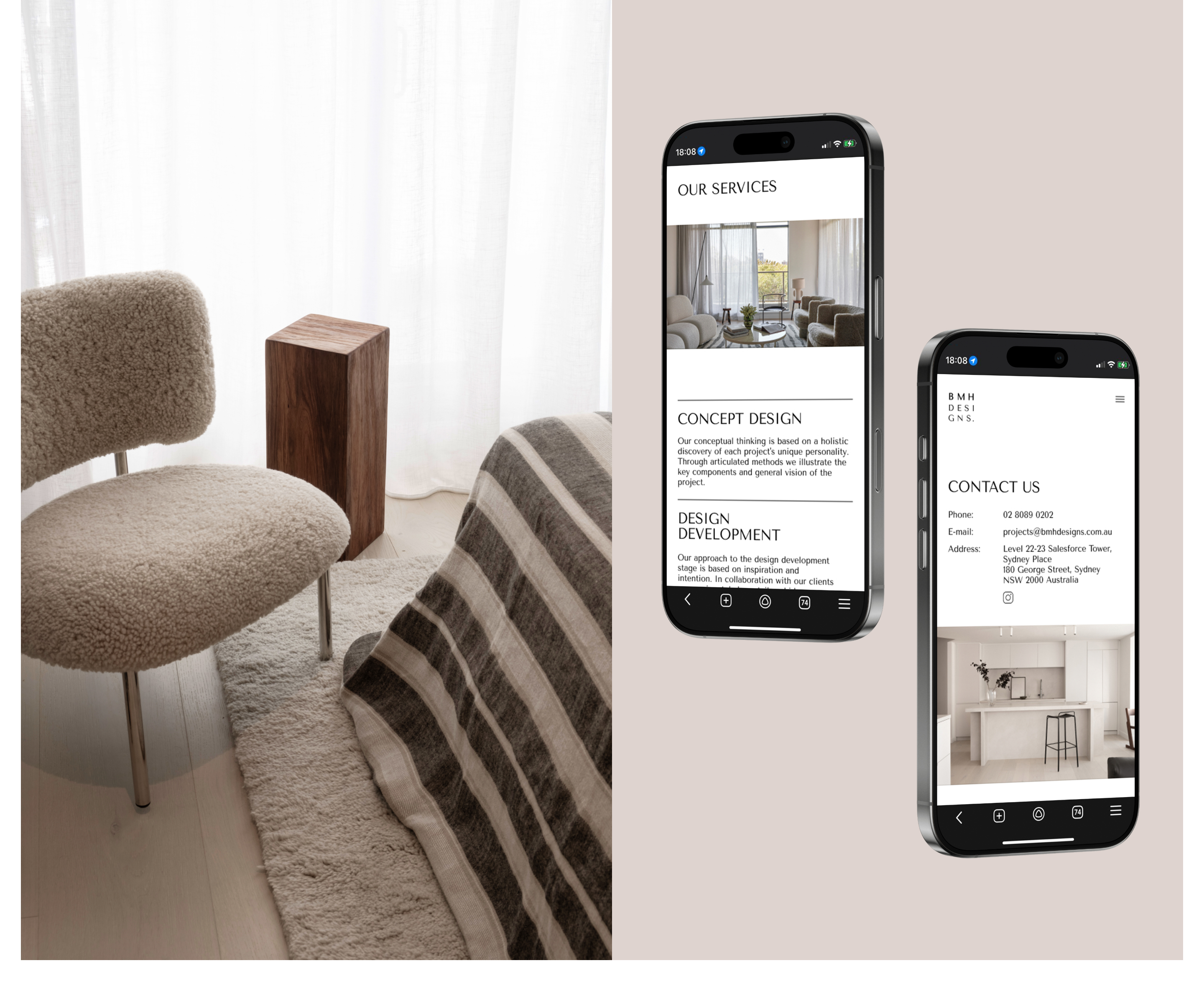 BMH interior design | Web design — Изображение №8 — Интерфейсы на Dprofile