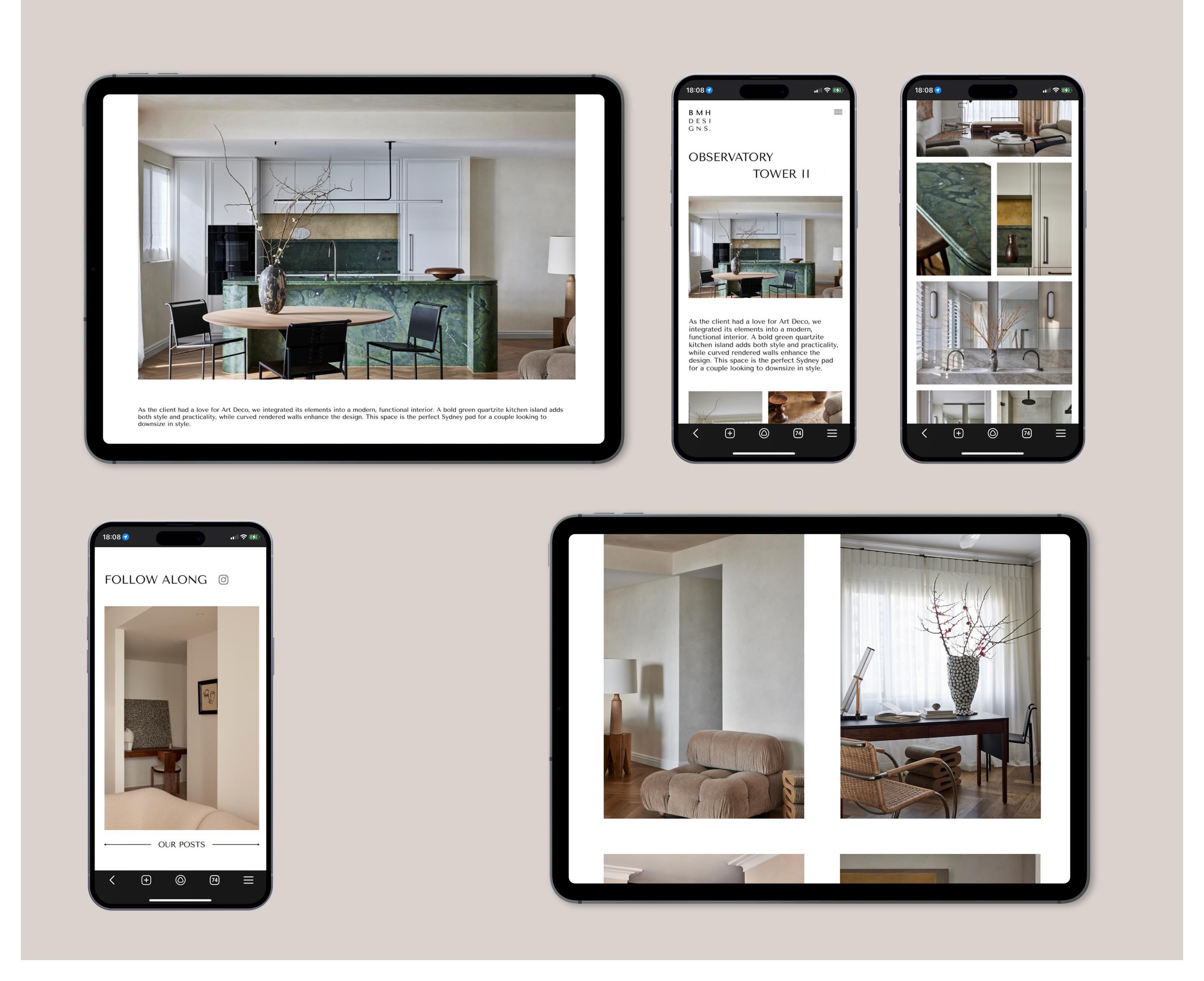 BMH interior design | Web design — Изображение №6 — Интерфейсы на Dprofile