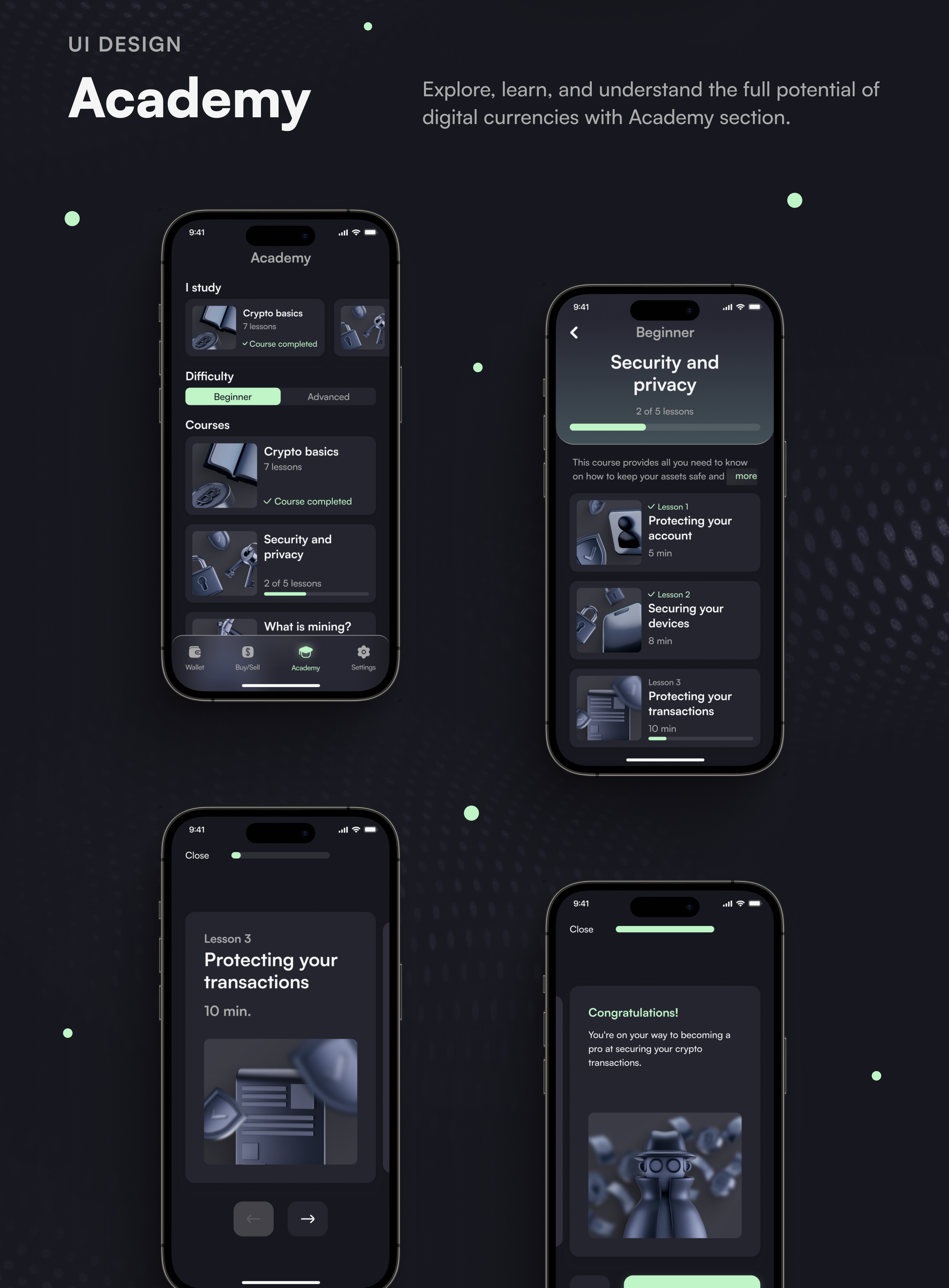 Cryptify | Crypto Wallet App UX/UI — Изображение №9 — Интерфейсы на Dprofile