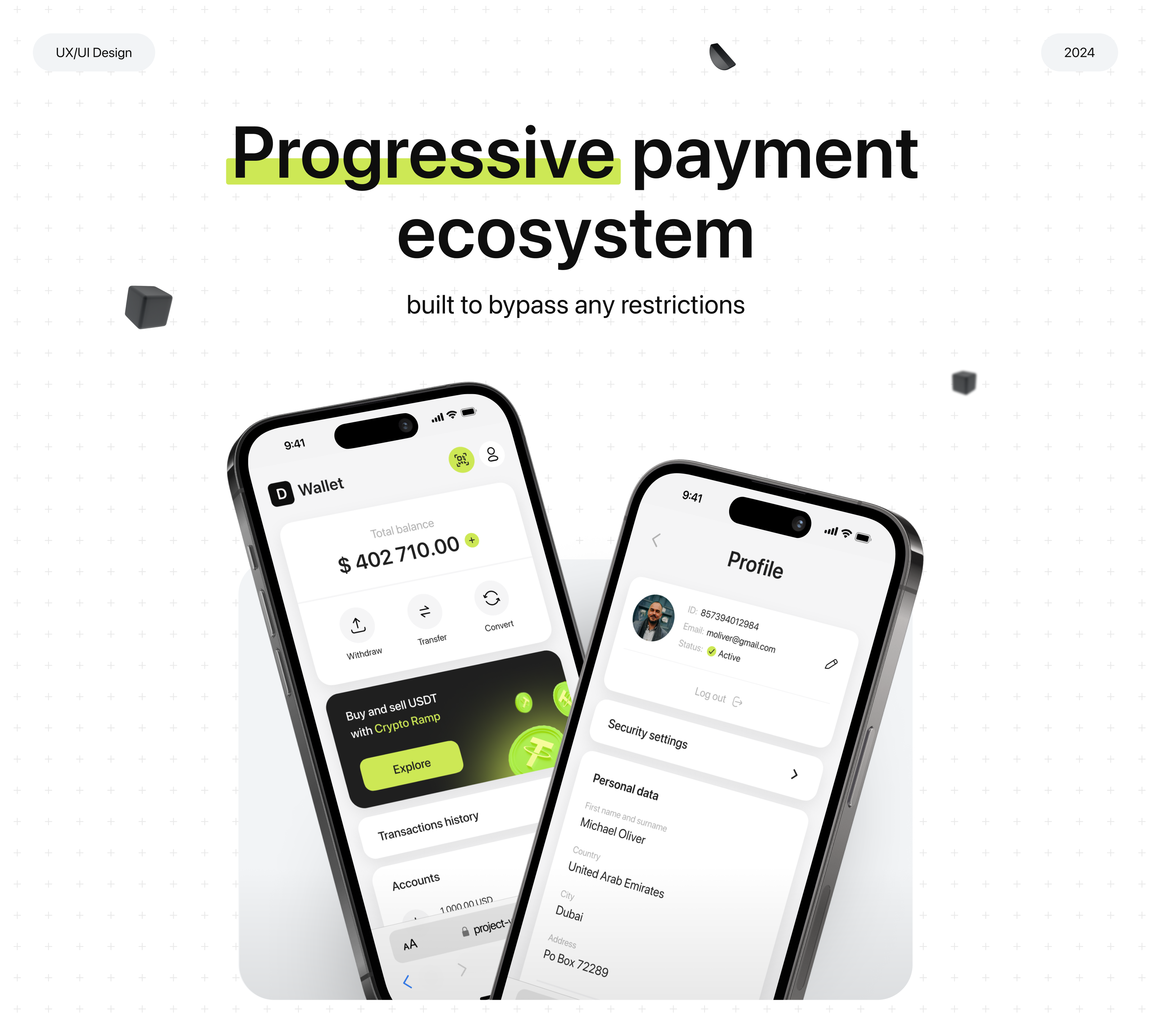 D Wallet • Payment ecosystem • UX/UI — Изображение №1 — Интерфейсы на Dprofile
