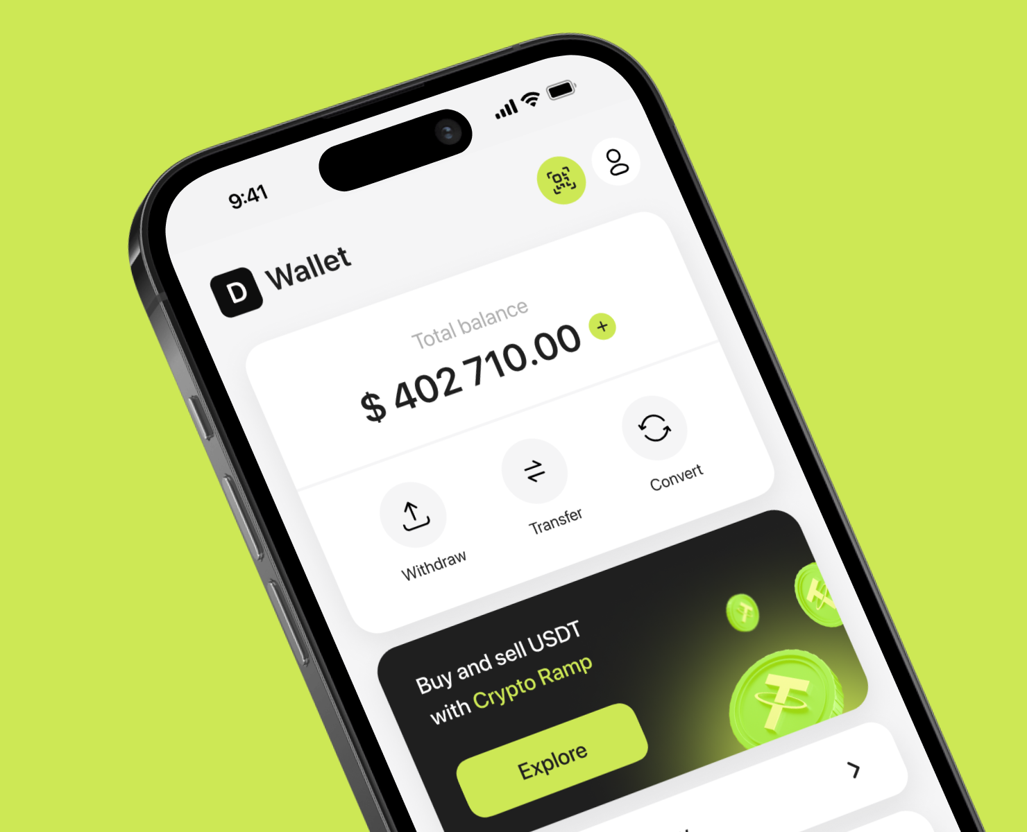 D Wallet • Payment ecosystem • UX/UI — Интерфейсы на Dprofile
