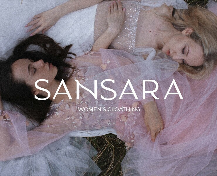 SANSARA logo/brand of women's clothing — Брендинг на Dprofile