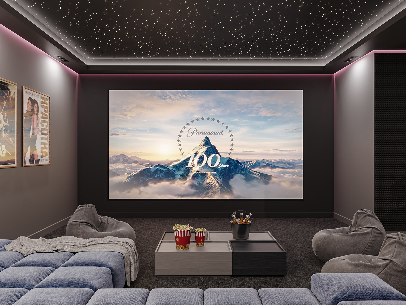 Cinema room and Gym — Изображение №4 — 3D на Dprofile