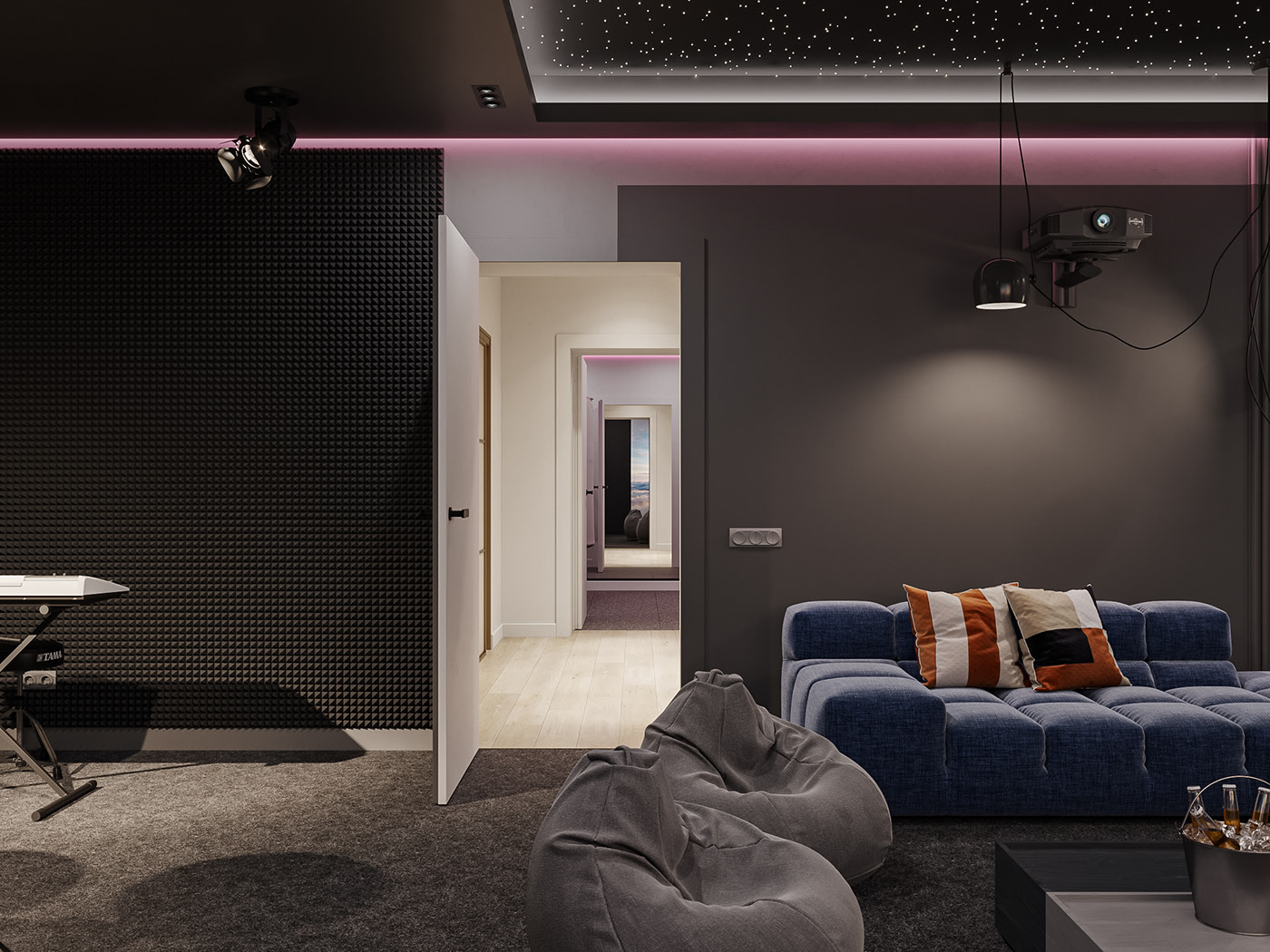 Cinema room and Gym — Изображение №22 — 3D на Dprofile