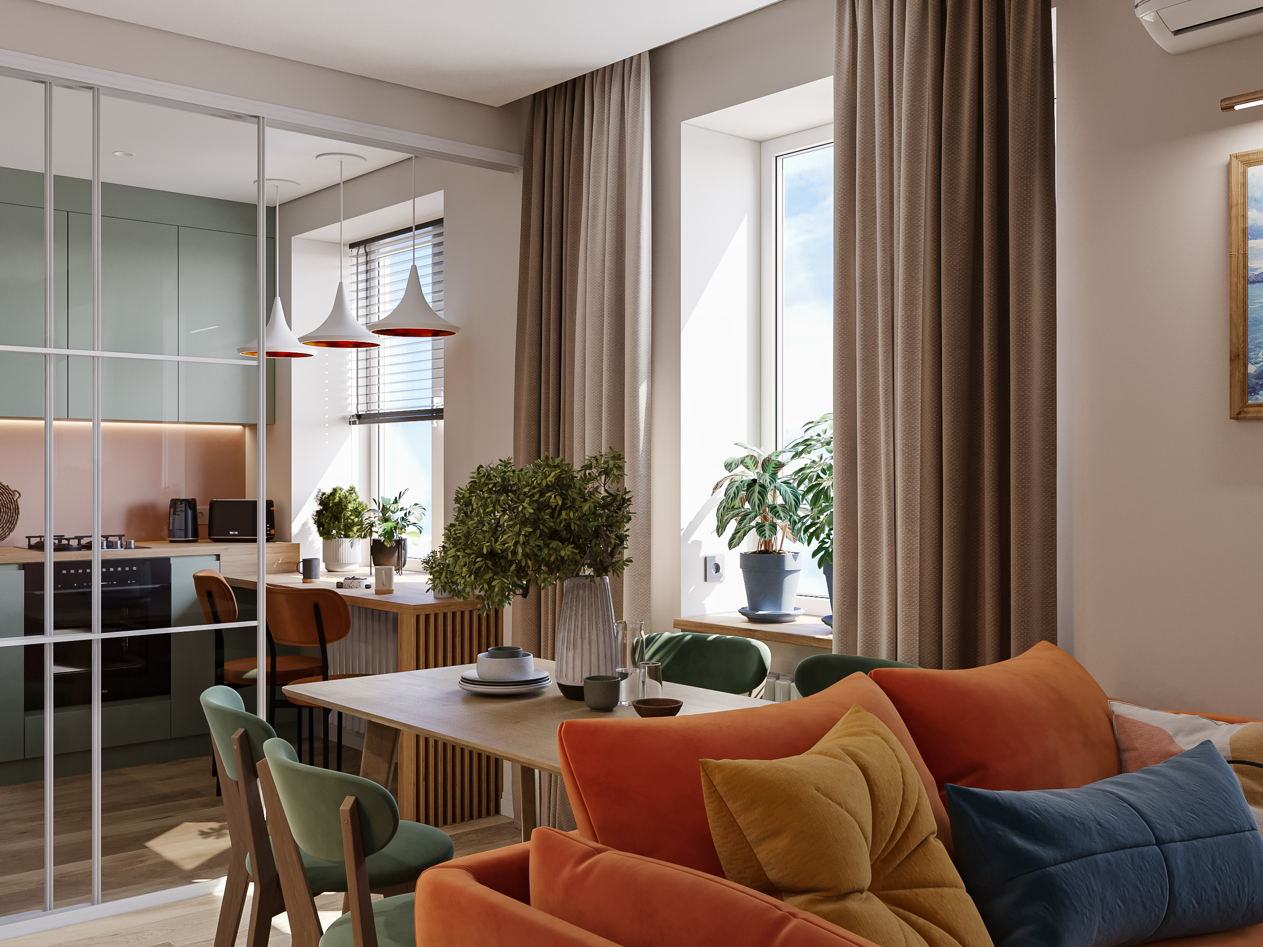 Bright apartment — Изображение №4 — 3D на Dprofile