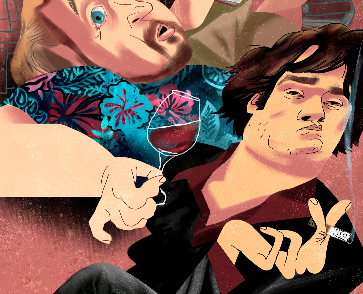 Dylan Moran & Bill Bailey — Иллюстрация на Dprofile