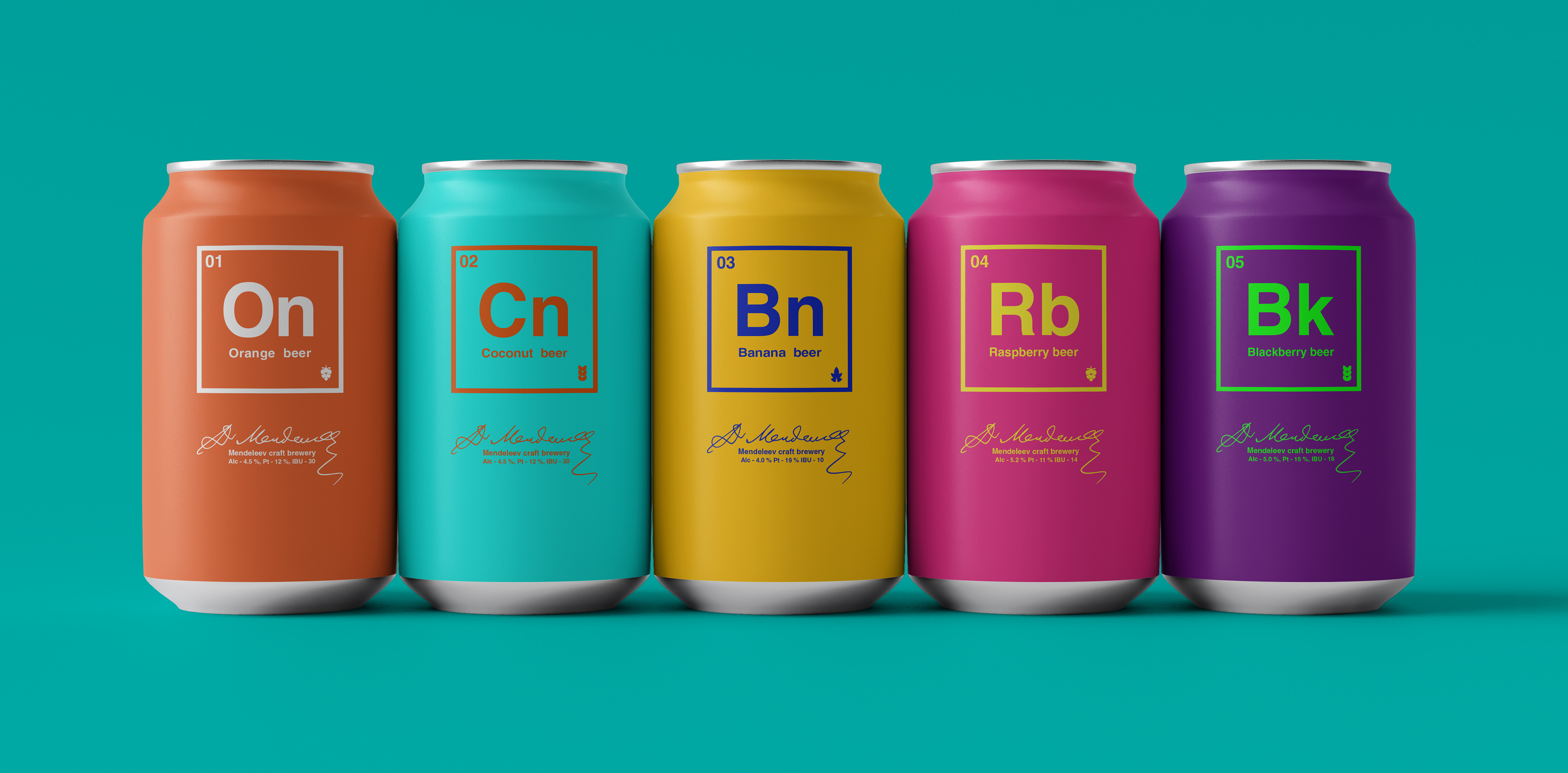 Mendeleev craft brewery — Изображение №17 — Брендинг на Dprofile