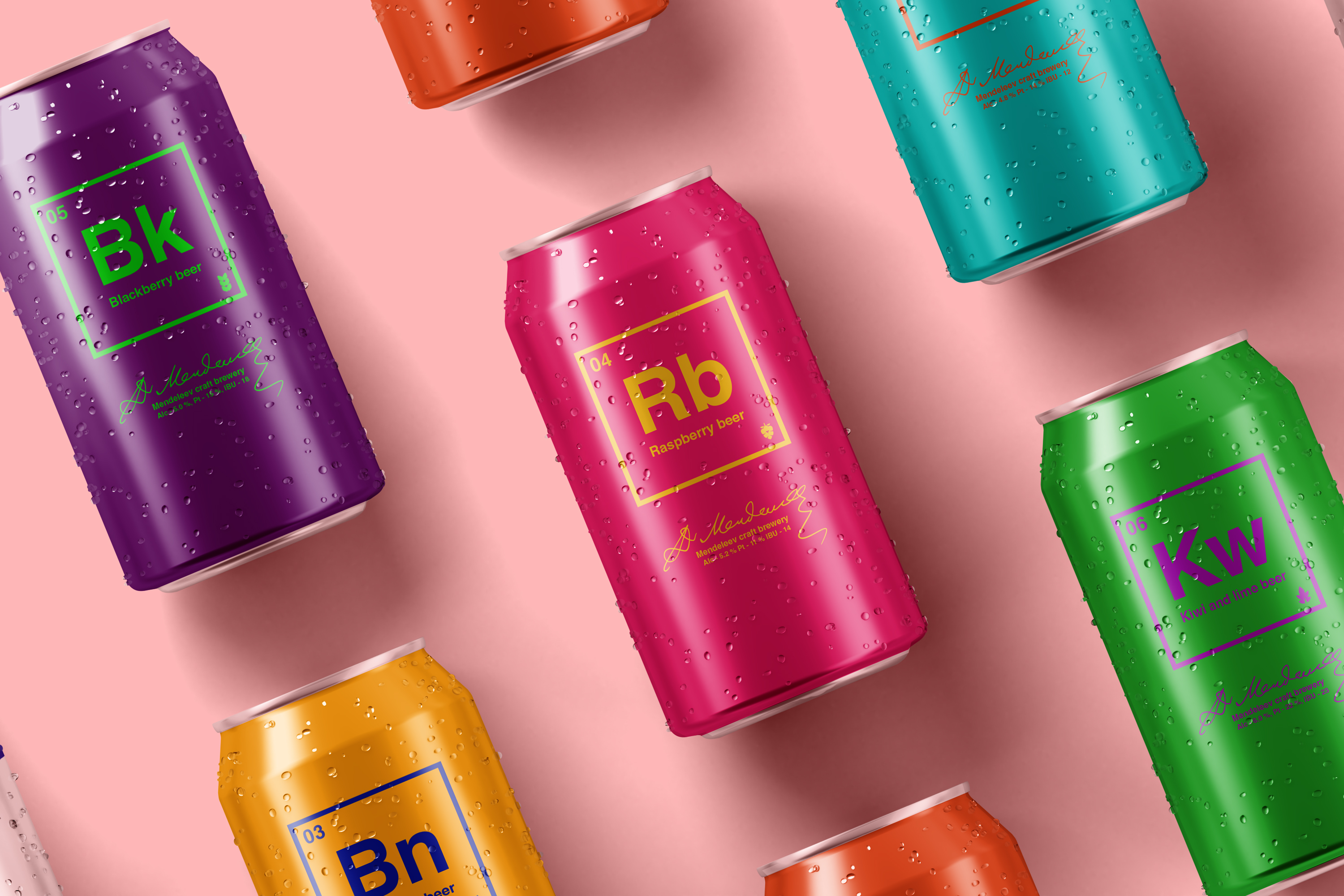 Mendeleev craft brewery — Изображение №7 — Брендинг на Dprofile