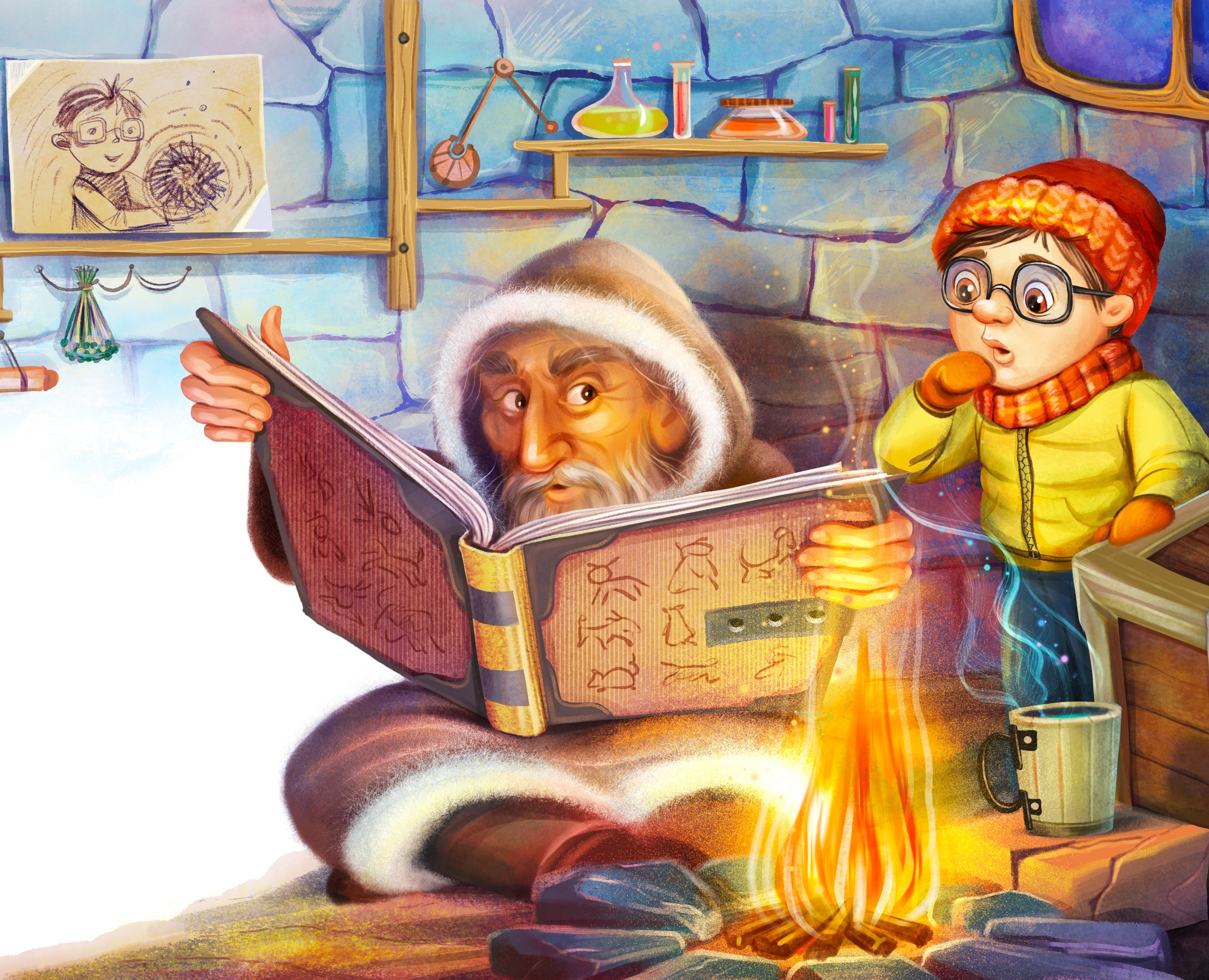 Иллюстрации к детской книге на Dprofile