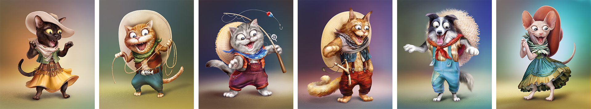 Pets Character design — Изображение №8 — Брендинг, Иллюстрация на Dprofile