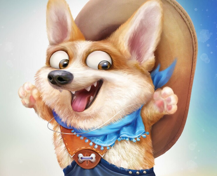 joyful corgi (2d character) на Dprofile