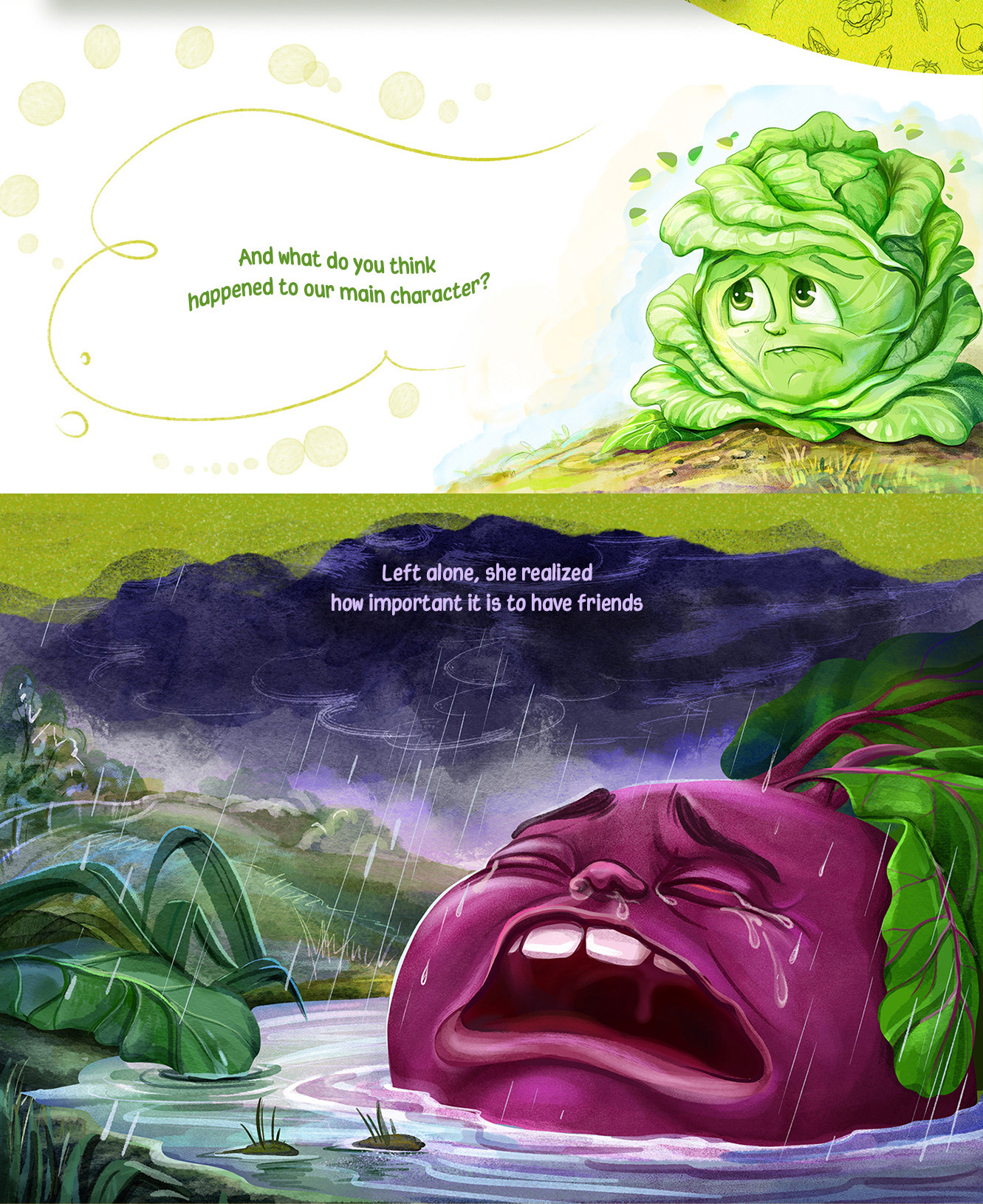 children's book illustrations (about fat beets) — Изображение №6 — Иллюстрация, Графика на Dprofile