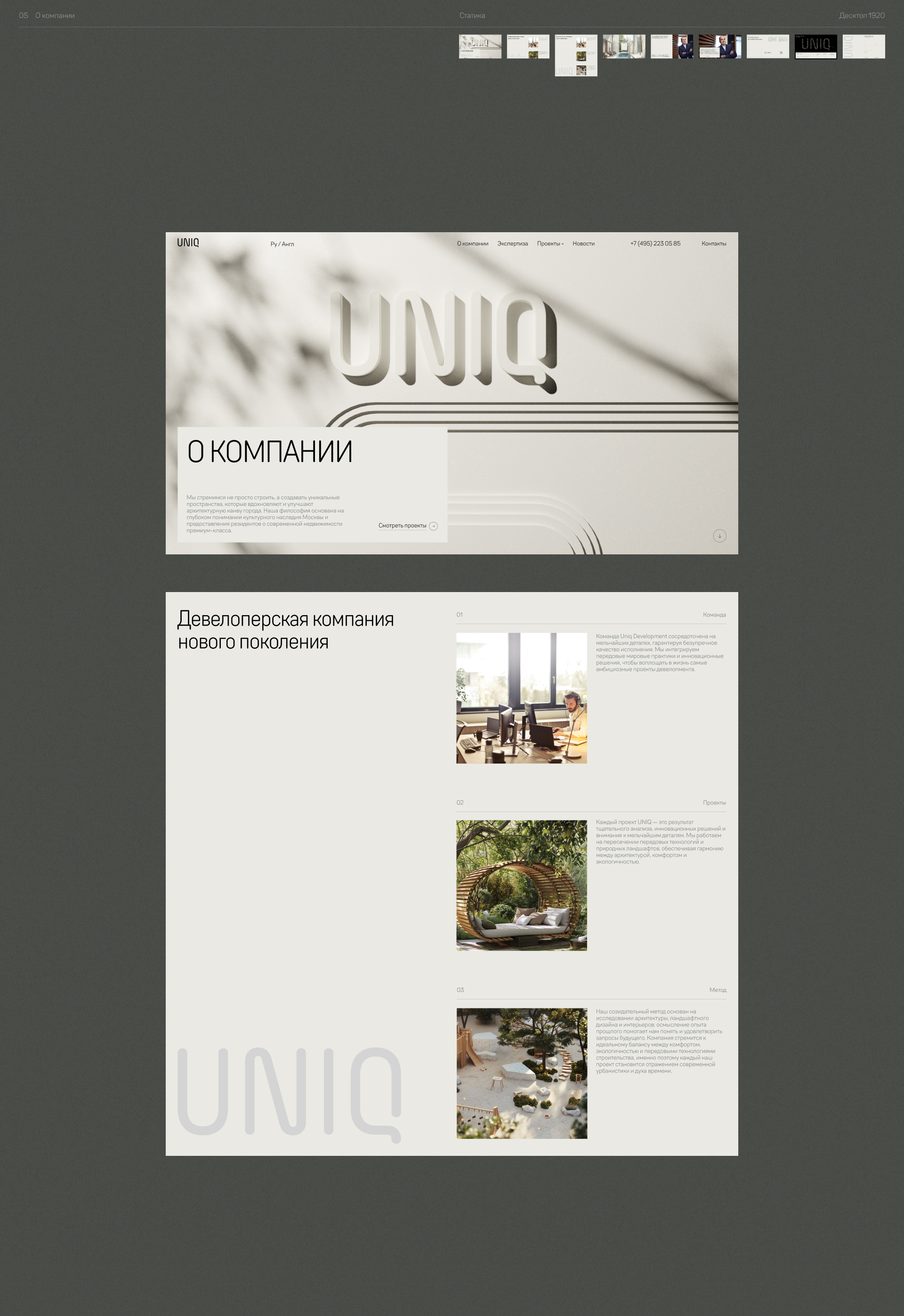 UNIQ Development — Изображение №5 — Интерфейсы, Анимация на Dprofile