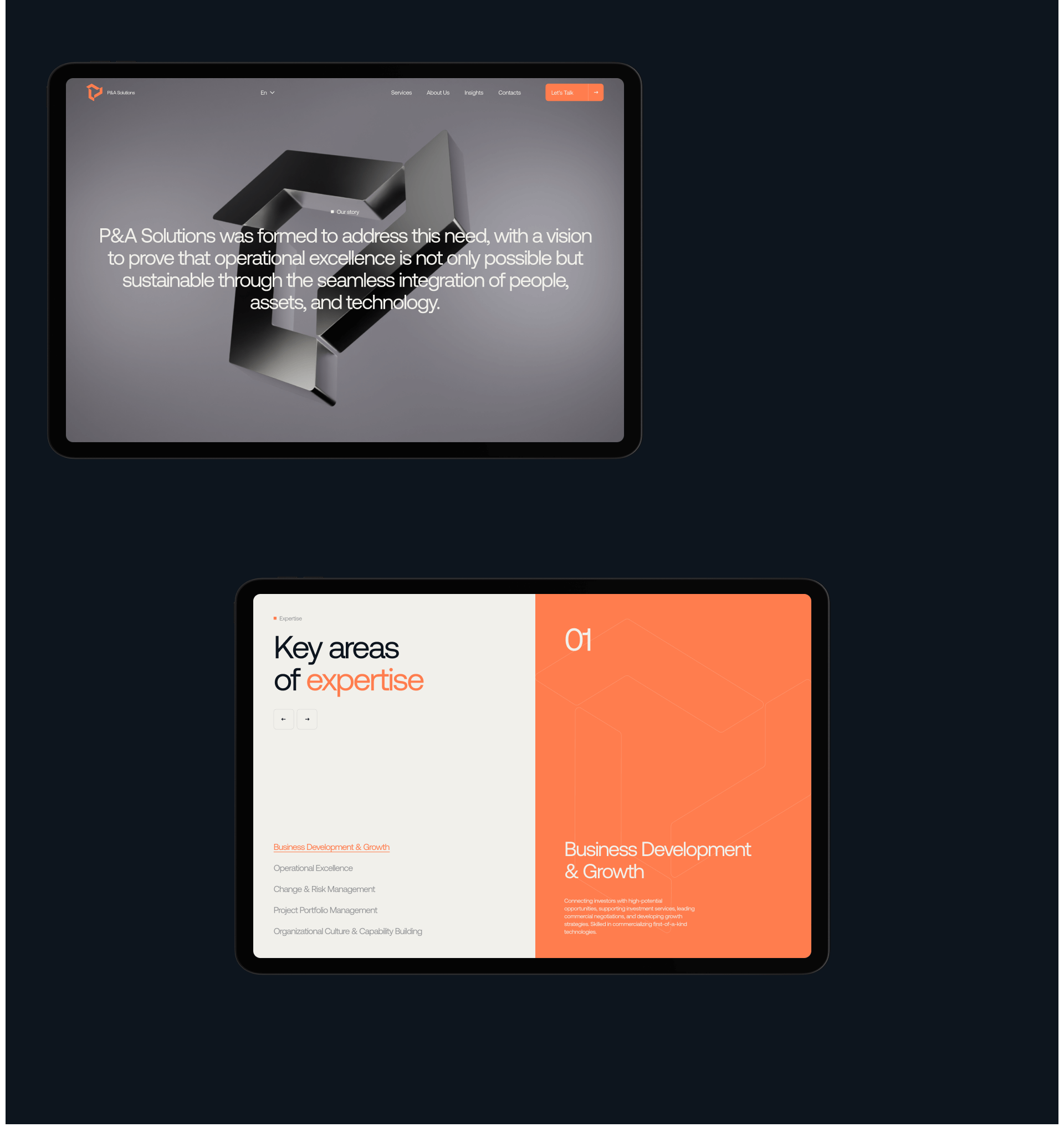 P&A Solutions| Web. & Branding — Изображение №12 — Интерфейсы, Брендинг на Dprofile