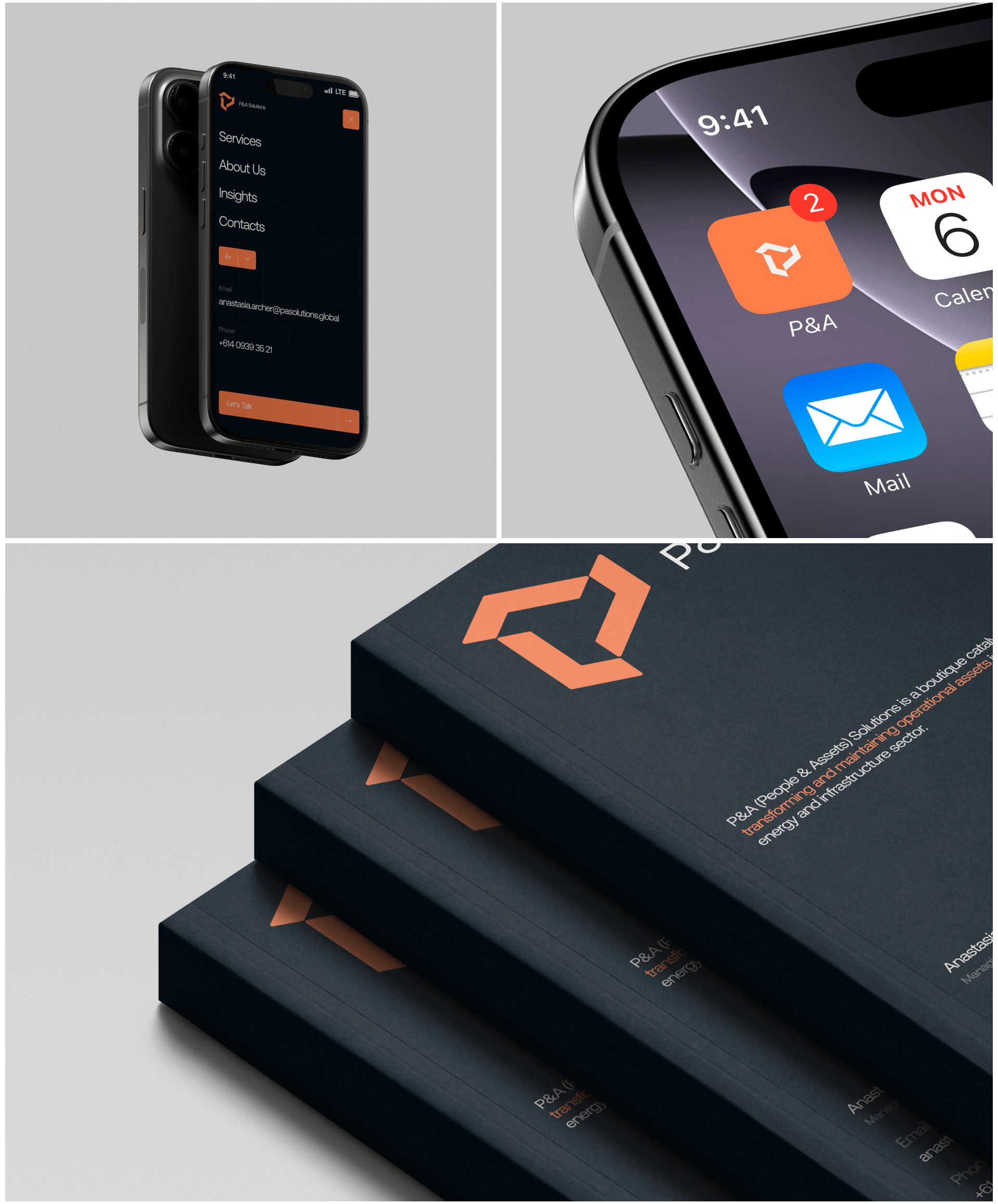 P&A Solutions| Web. & Branding — Изображение №3 — Интерфейсы, Брендинг на Dprofile