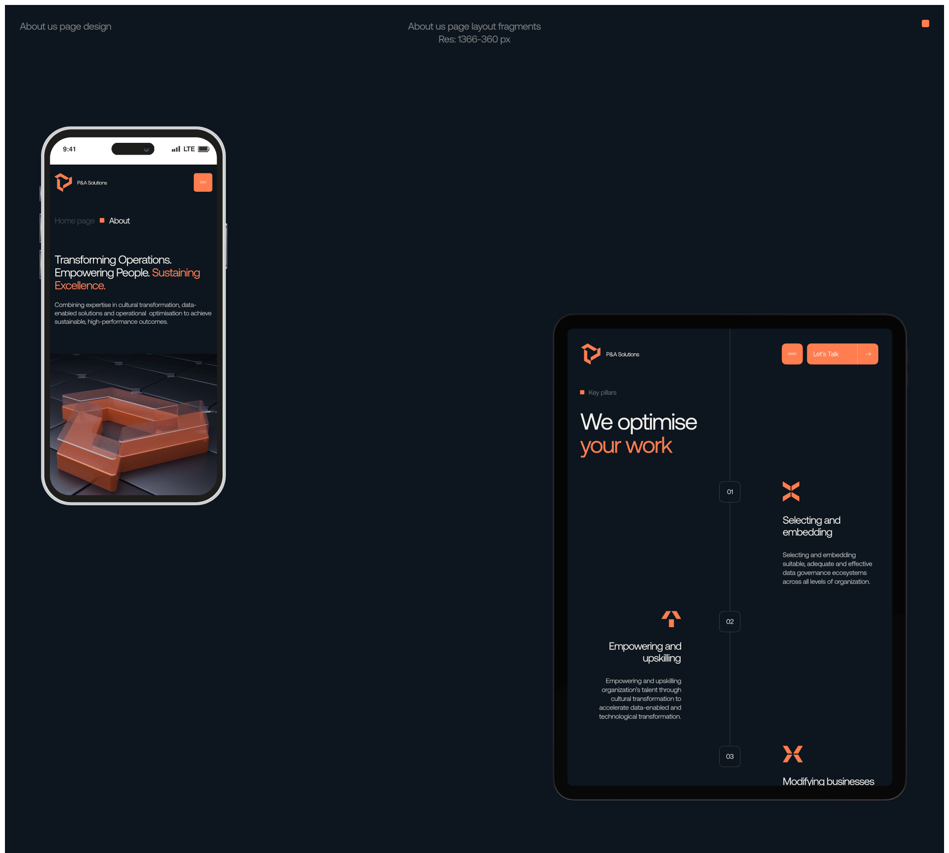 P&A Solutions| Web. & Branding — Изображение №11 — Интерфейсы, Брендинг на Dprofile