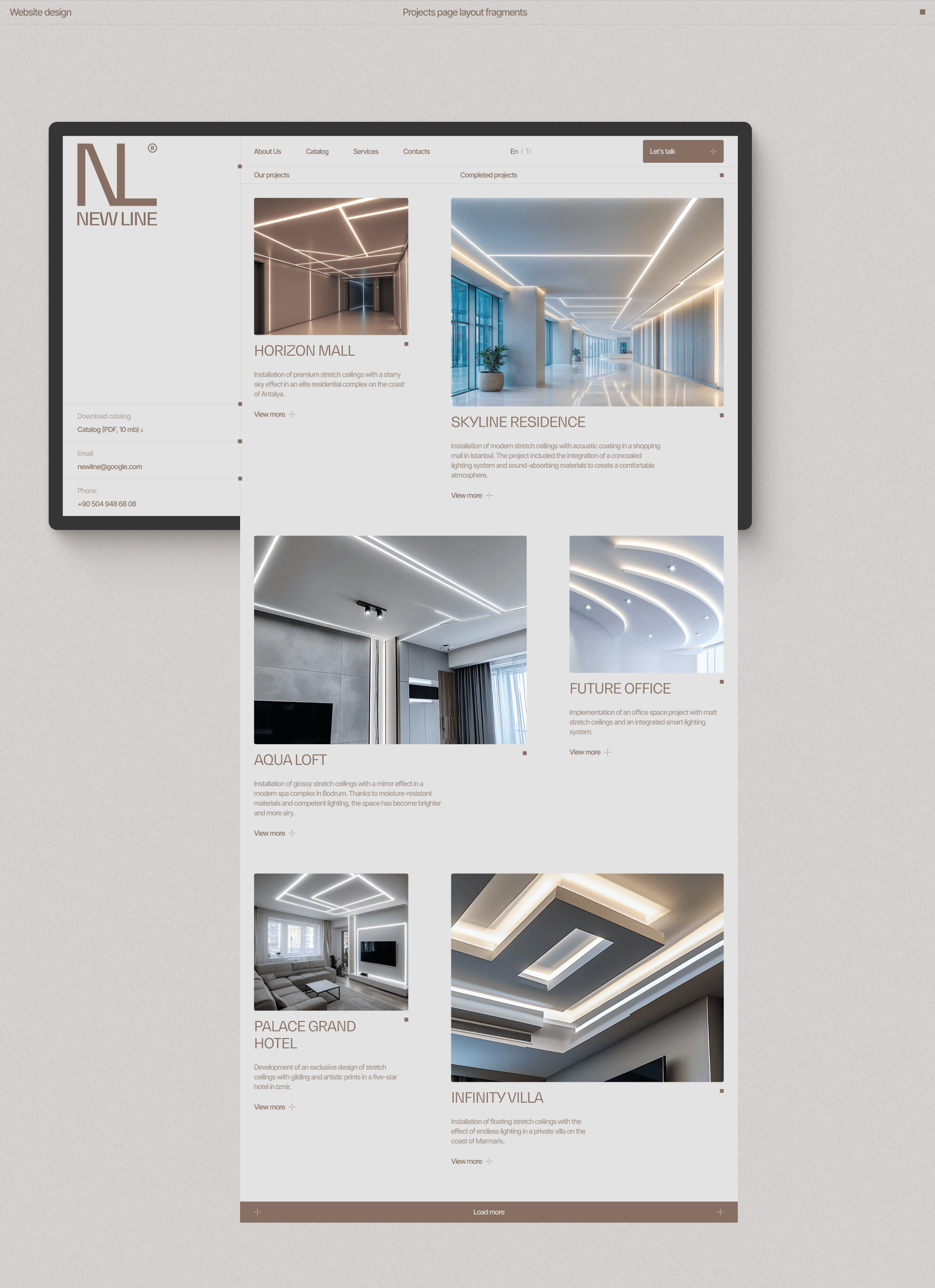 New Line | Web. & Branding — Изображение №14 — Интерфейсы, Брендинг на Dprofile