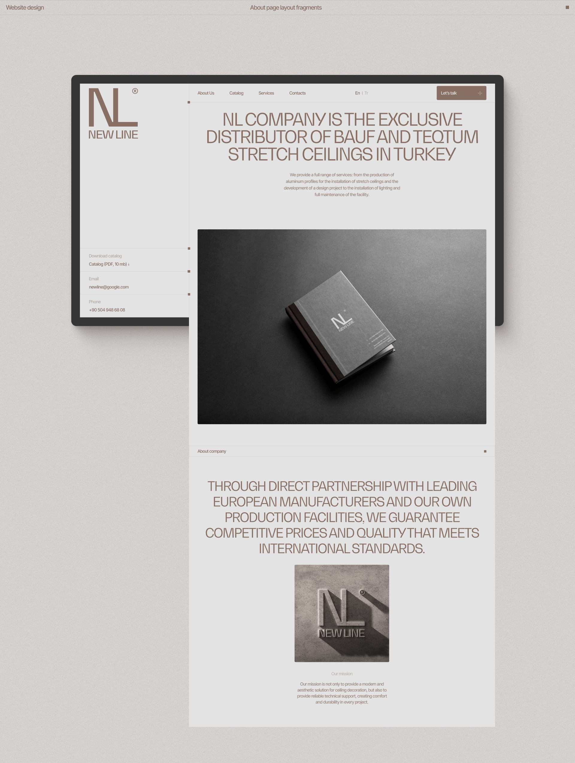 New Line | Web. & Branding — Изображение №11 — Интерфейсы, Брендинг на Dprofile