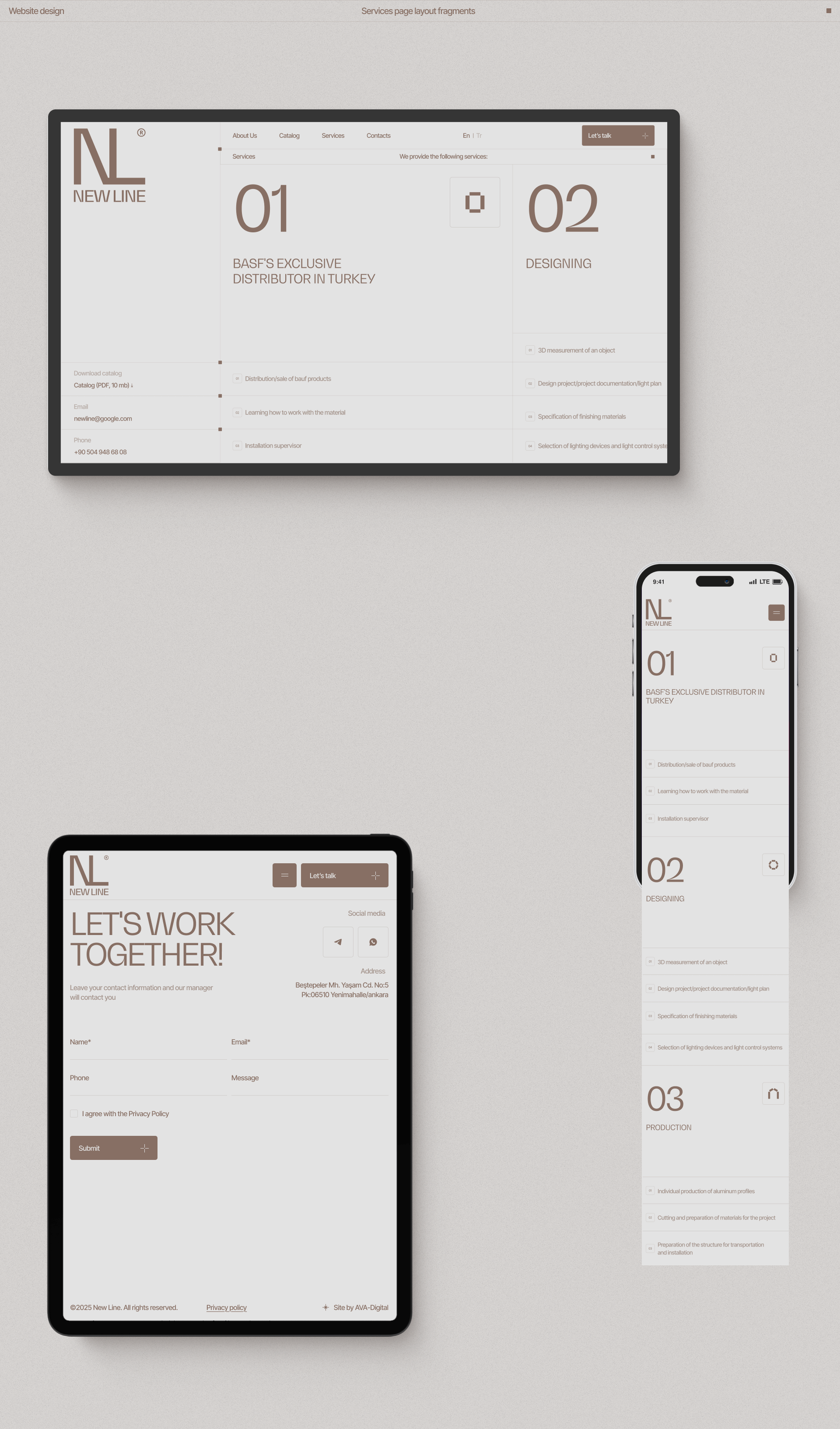 New Line | Web. & Branding — Изображение №10 — Интерфейсы, Брендинг на Dprofile