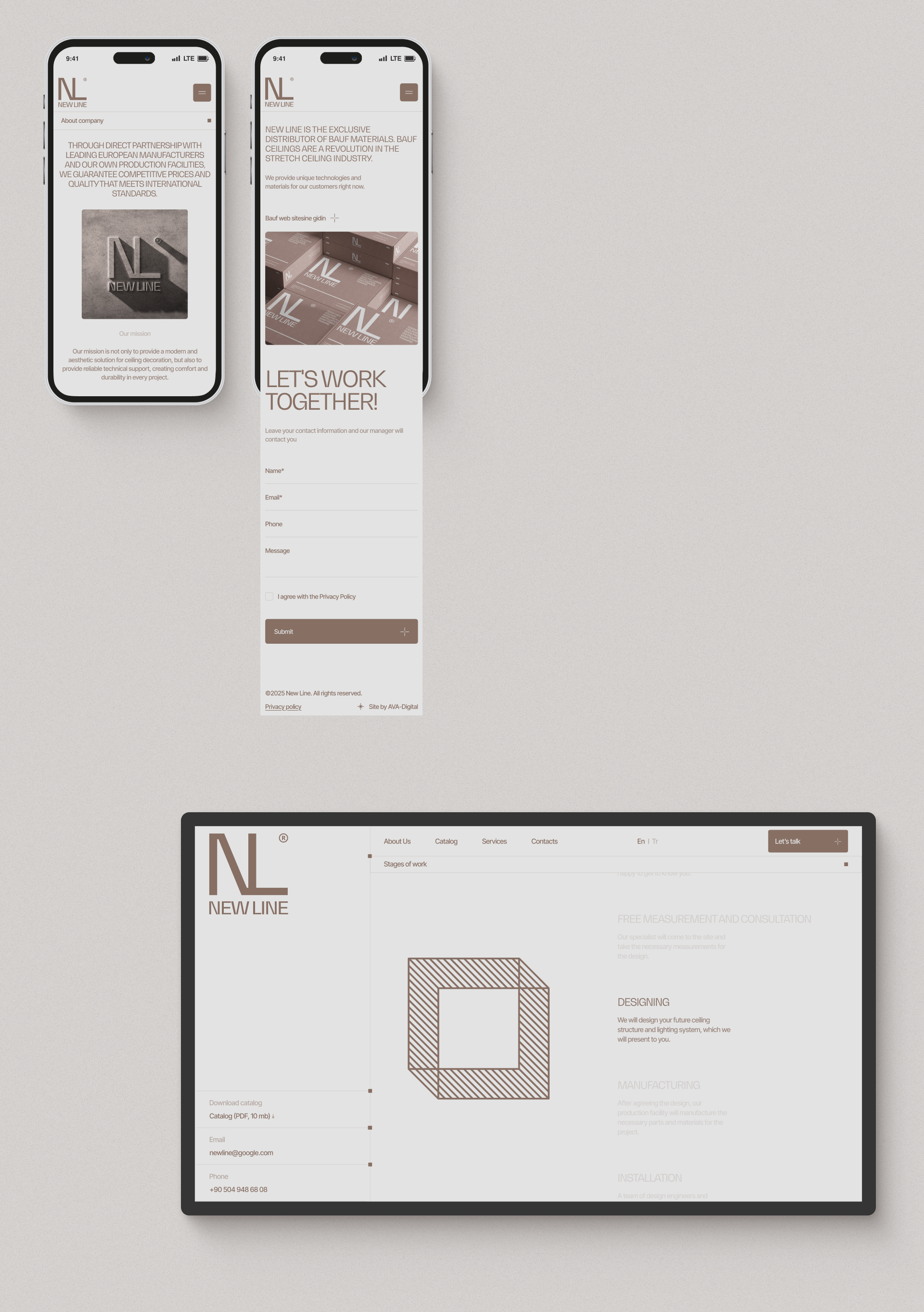 New Line | Web. & Branding — Изображение №12 — Интерфейсы, Брендинг на Dprofile