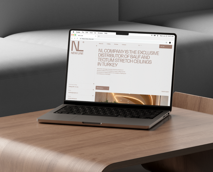 New Line | Web. & Branding — Интерфейсы, Брендинг на Dprofile