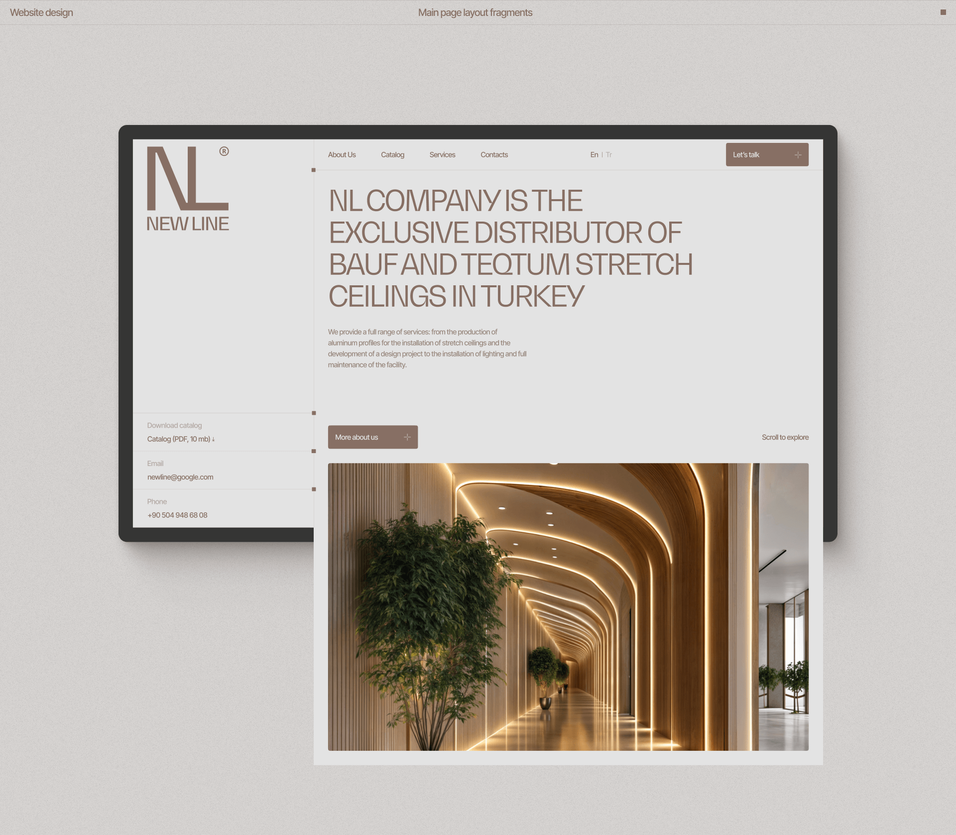 New Line | Web. & Branding — Изображение №8 — Интерфейсы, Брендинг на Dprofile