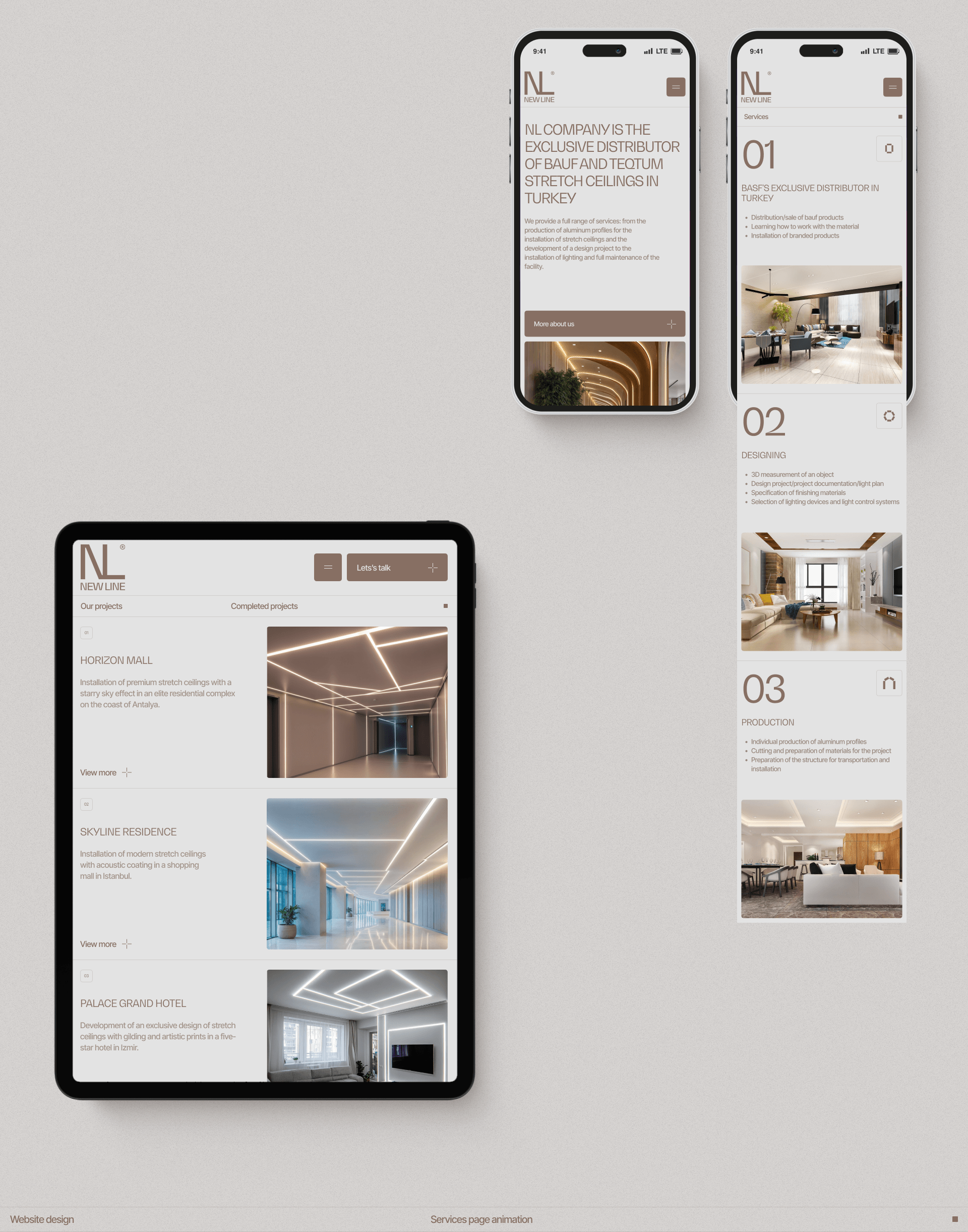 New Line | Web. & Branding — Изображение №9 — Интерфейсы, Брендинг на Dprofile