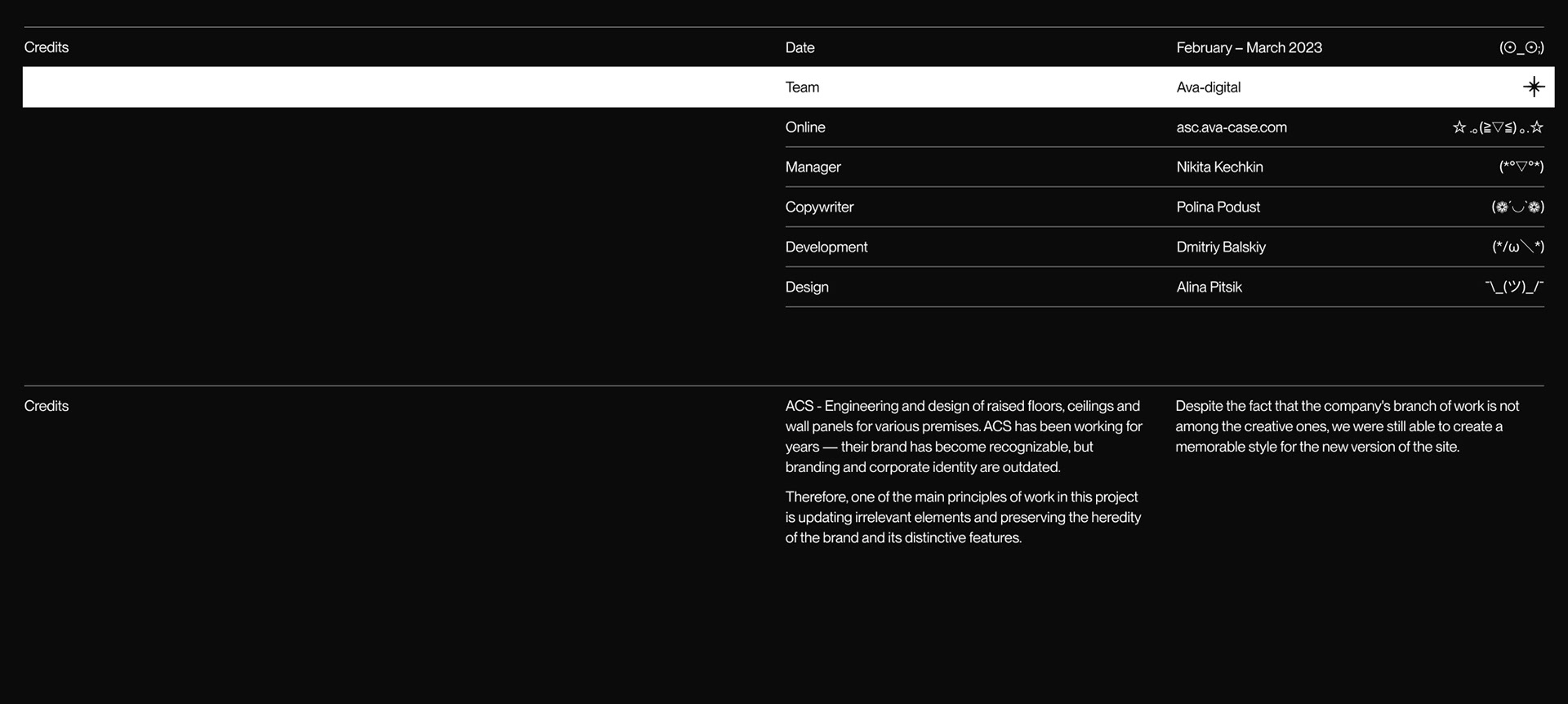 acs® | web. & branding — Изображение №2 — Интерфейсы, 3D на Dprofile