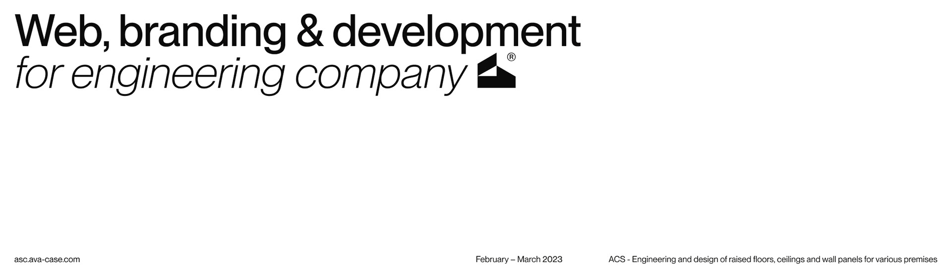 acs® | web. & branding — Изображение №1 — Интерфейсы, 3D на Dprofile