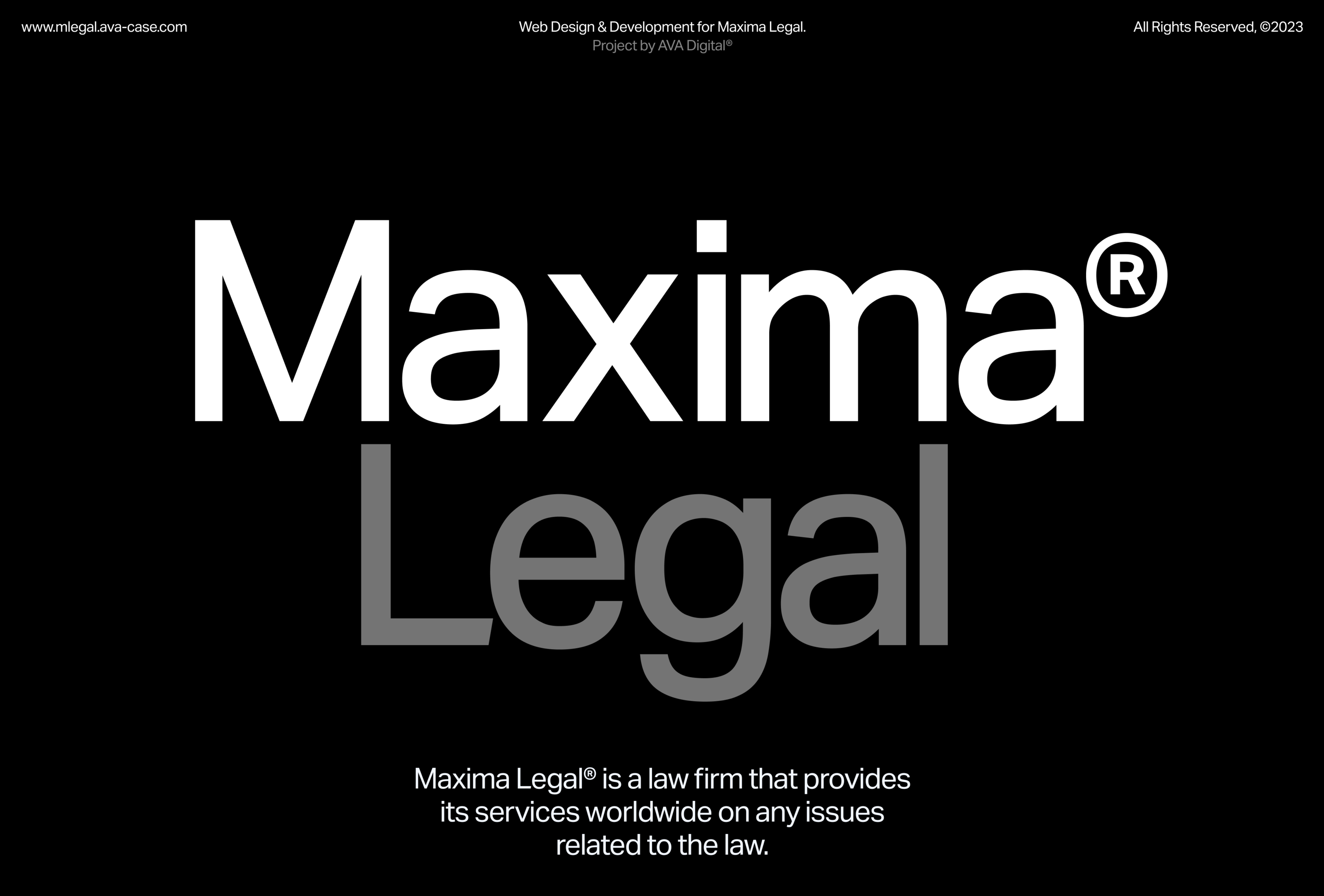 Maxima Legal® — Изображение №1 — Интерфейсы на Dprofile