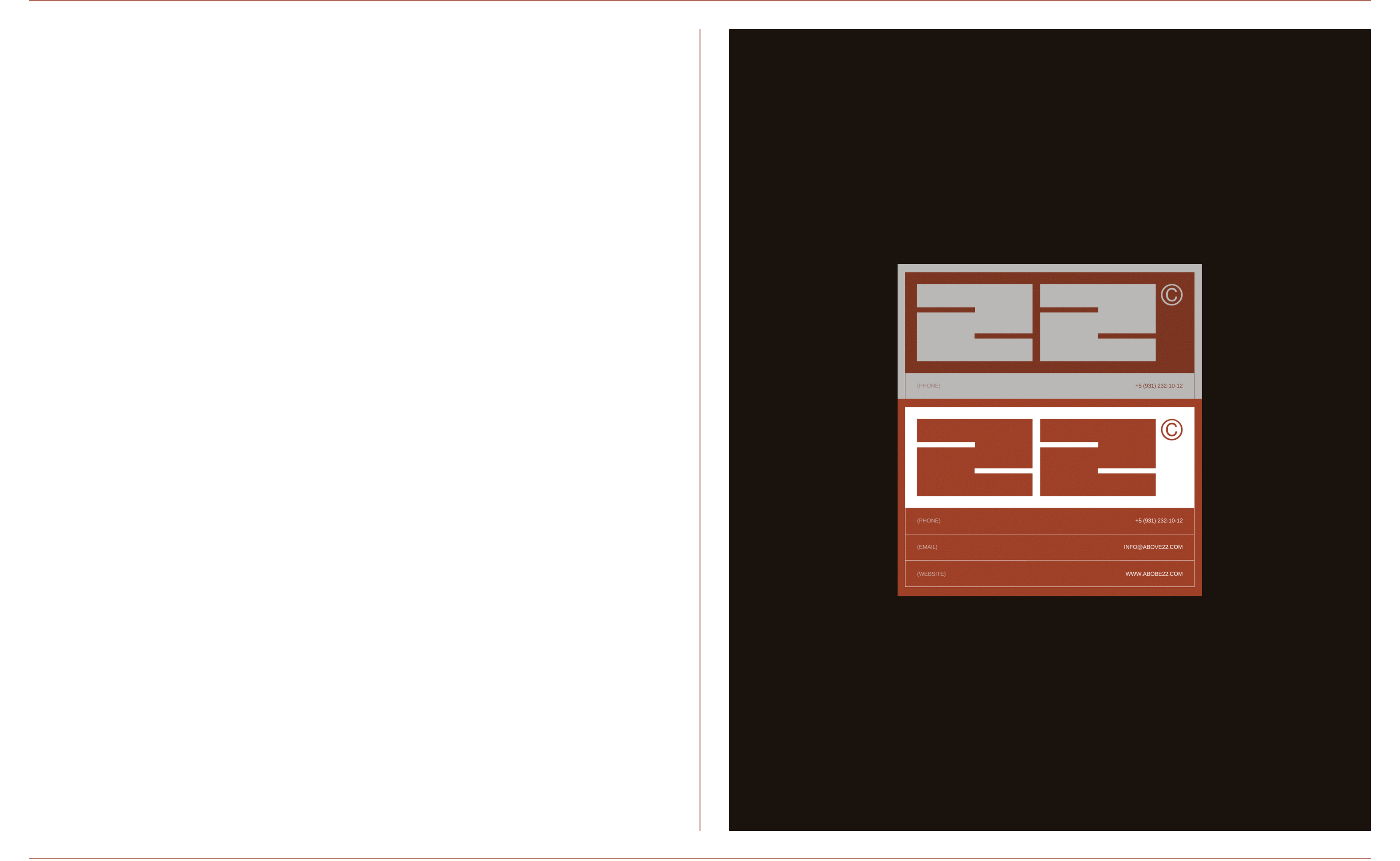ABOVE22 | web. & branding — Изображение №7 — Интерфейсы, Брендинг на Dprofile