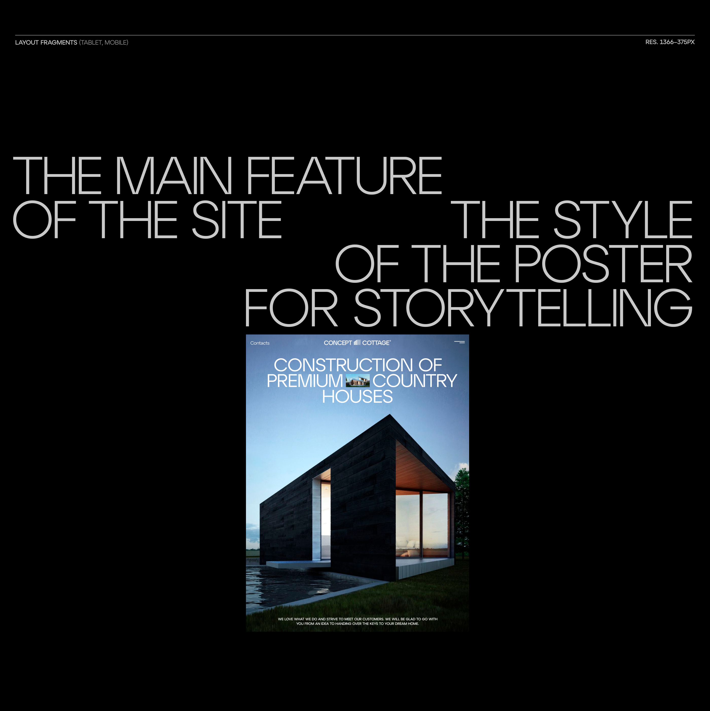 CONCEPT—COTTAGE — Изображение №6 — Интерфейсы, Брендинг, Анимация на Dprofile