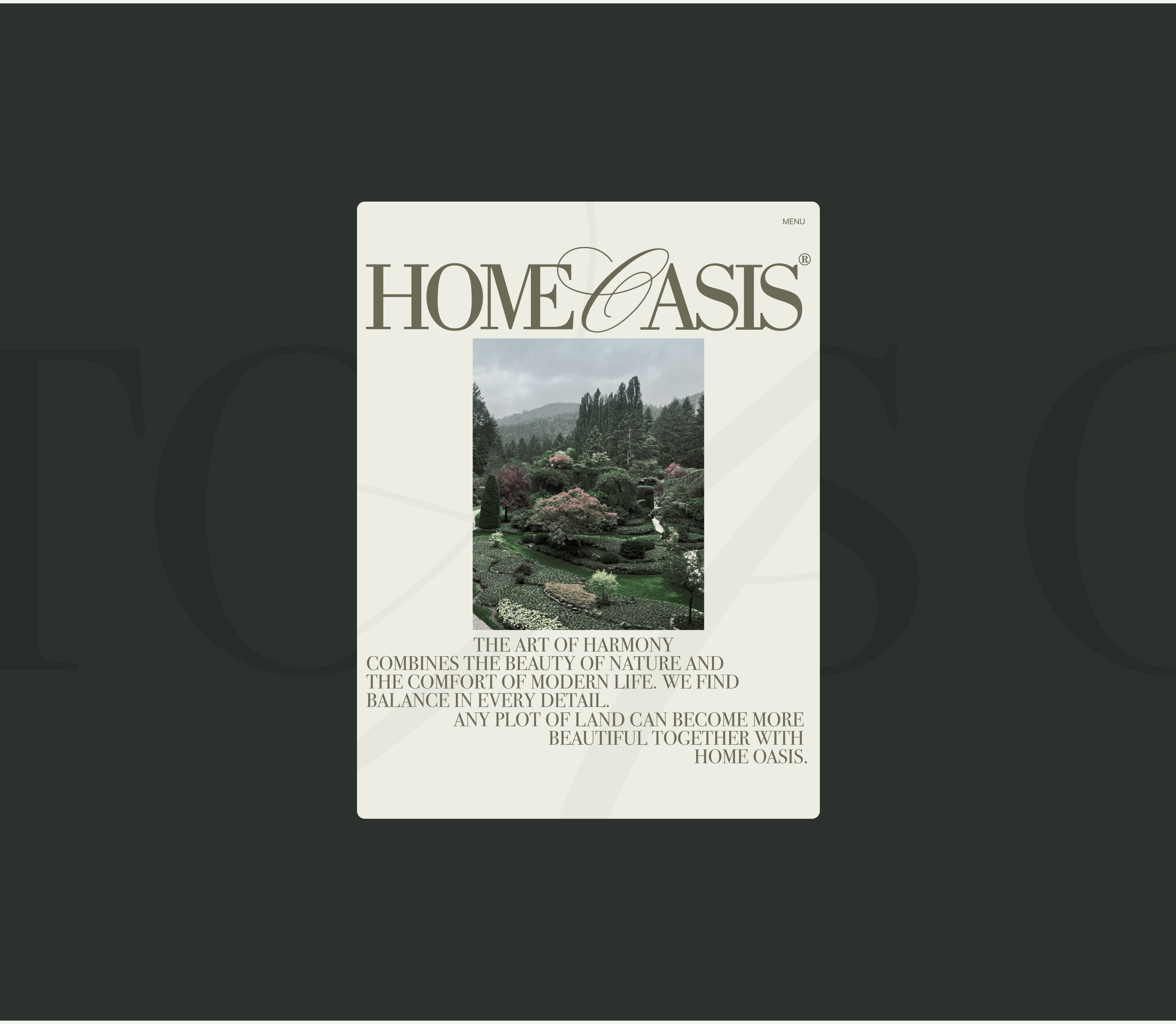HOME OASIS — Изображение №6 — Интерфейсы, Брендинг, Анимация на Dprofile