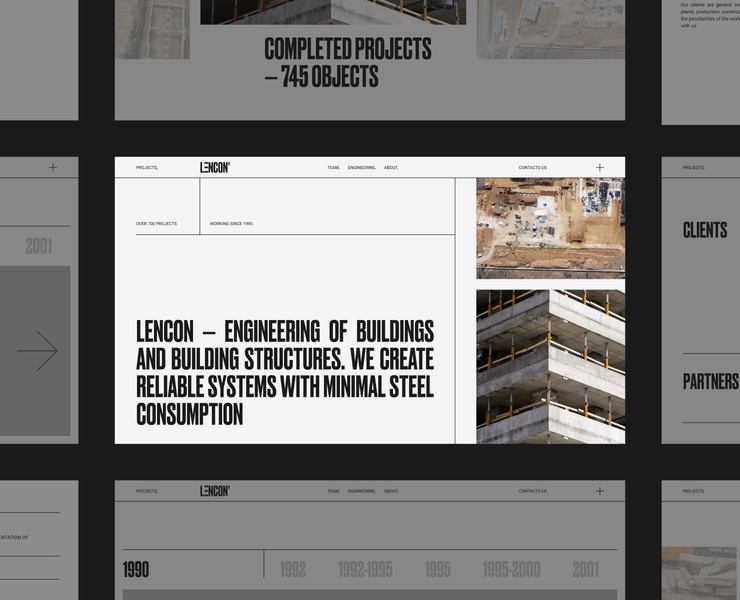LENKON — Интерфейсы, Брендинг, Анимация на Dprofile