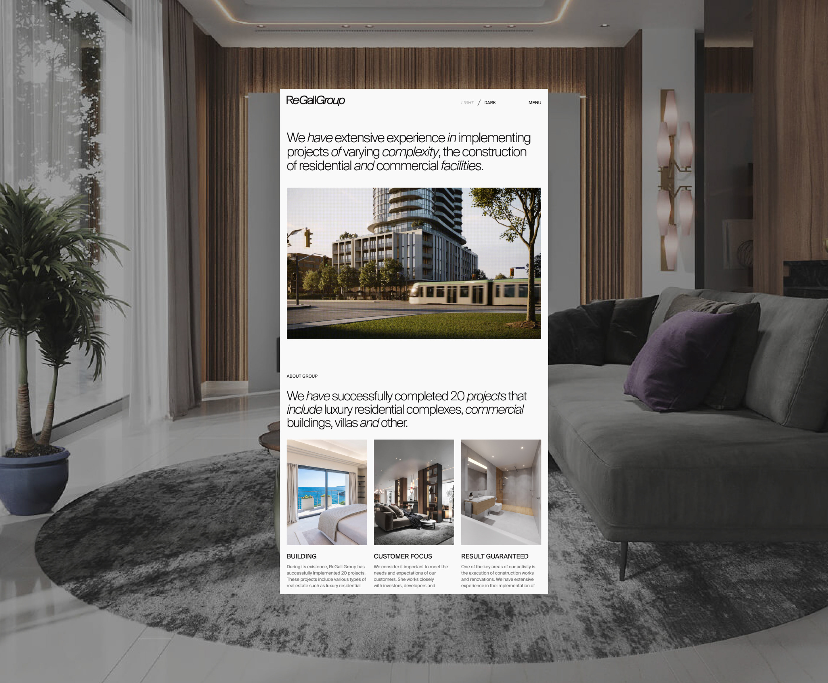 ReGall-Group | web. & branding — Изображение №4 — Интерфейсы, Брендинг на Dprofile