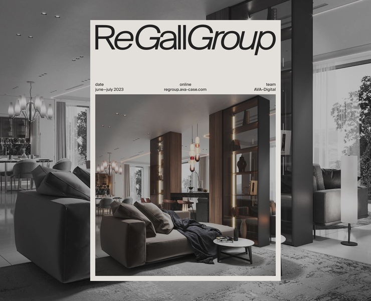 ReGall-Group | web. & branding — Интерфейсы, Брендинг на Dprofile