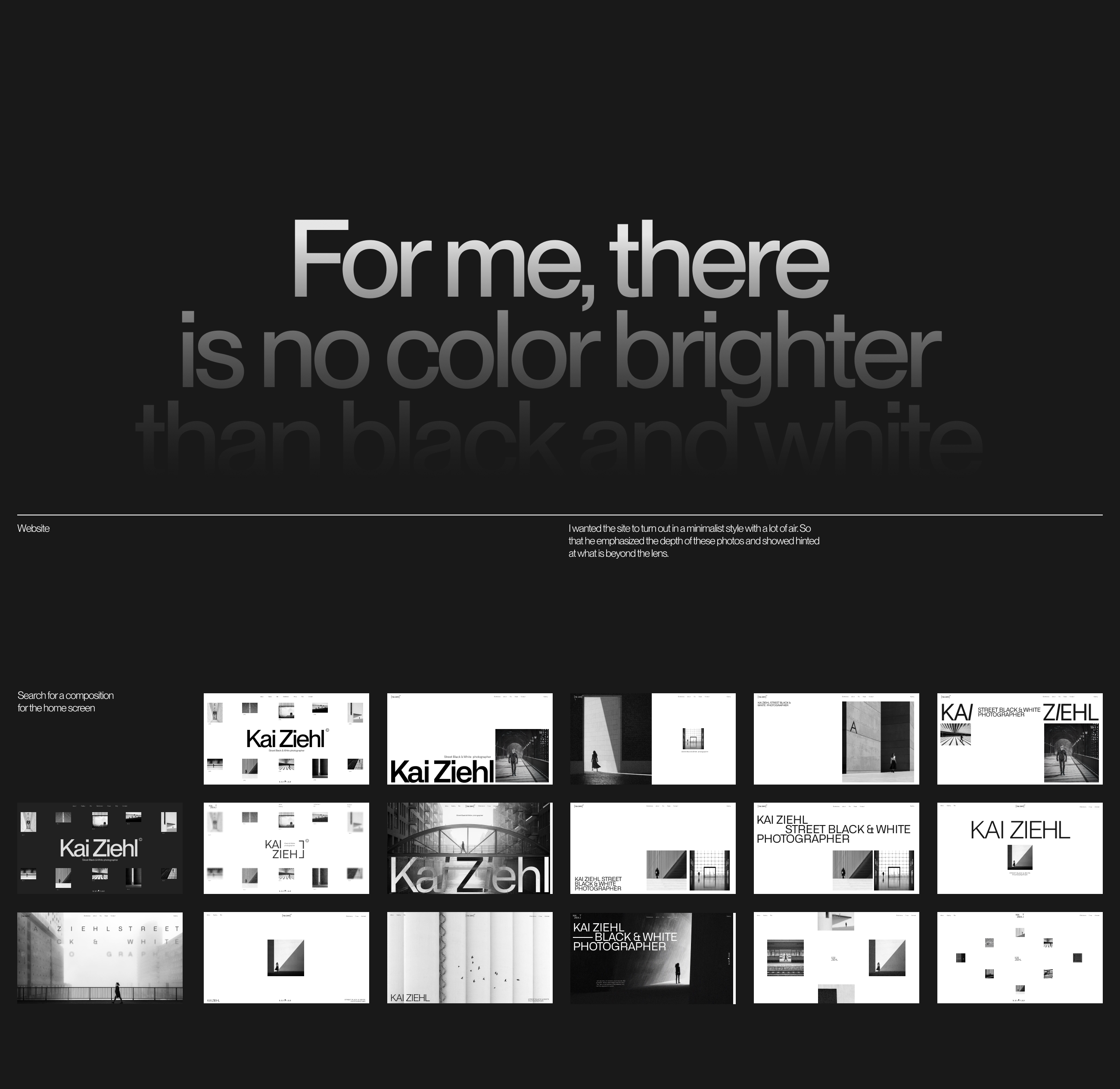 Kai Ziehl | Web & Branding — Изображение №7 — Интерфейсы, Брендинг на Dprofile