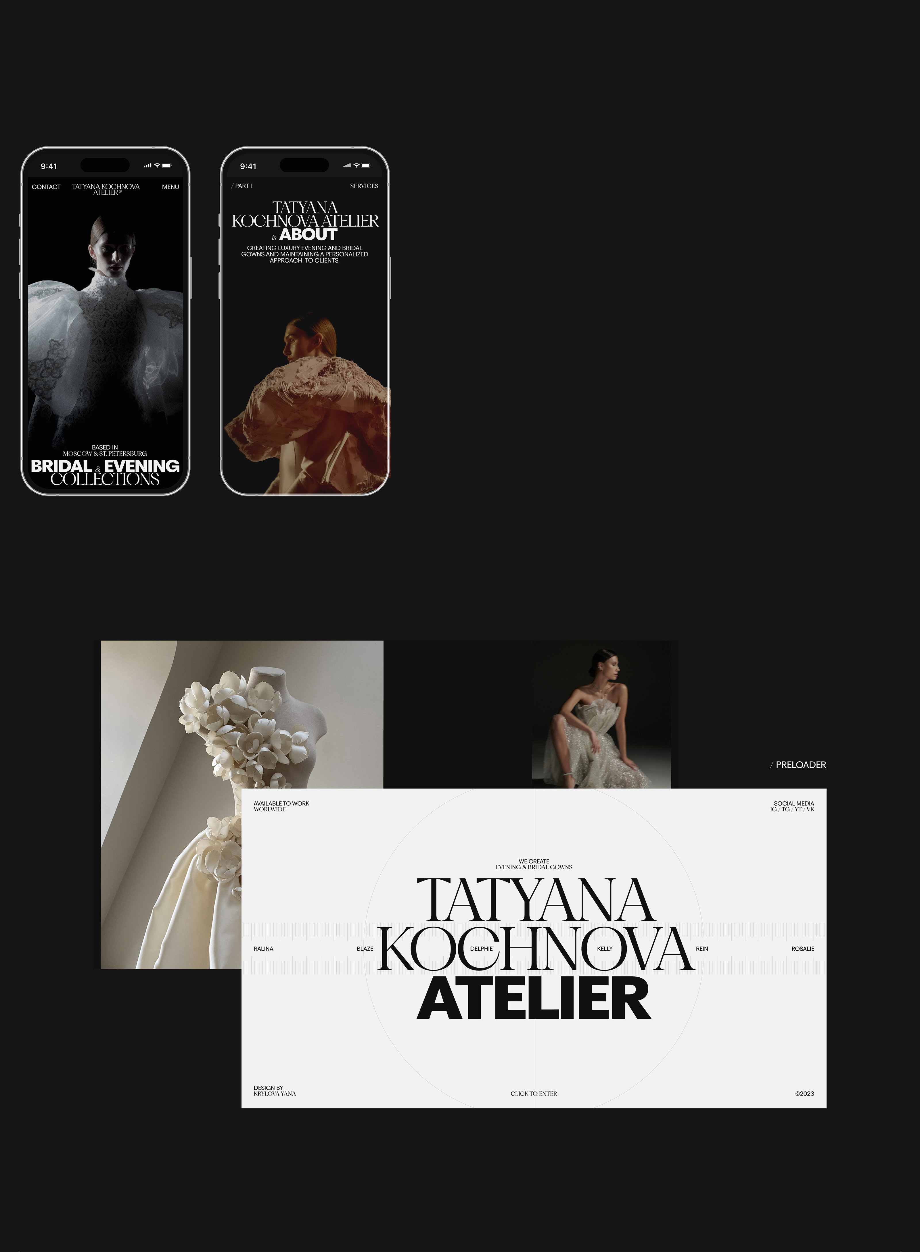 TATYANA KOCHNOVA ATELIER® — Изображение №5 — Интерфейсы, Брендинг на Dprofile