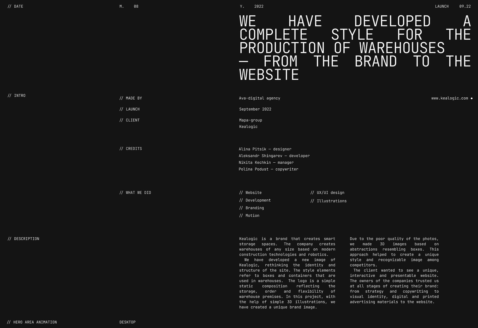 Kealogic — Изображение №3 — Интерфейсы, Брендинг, 3D на Dprofile