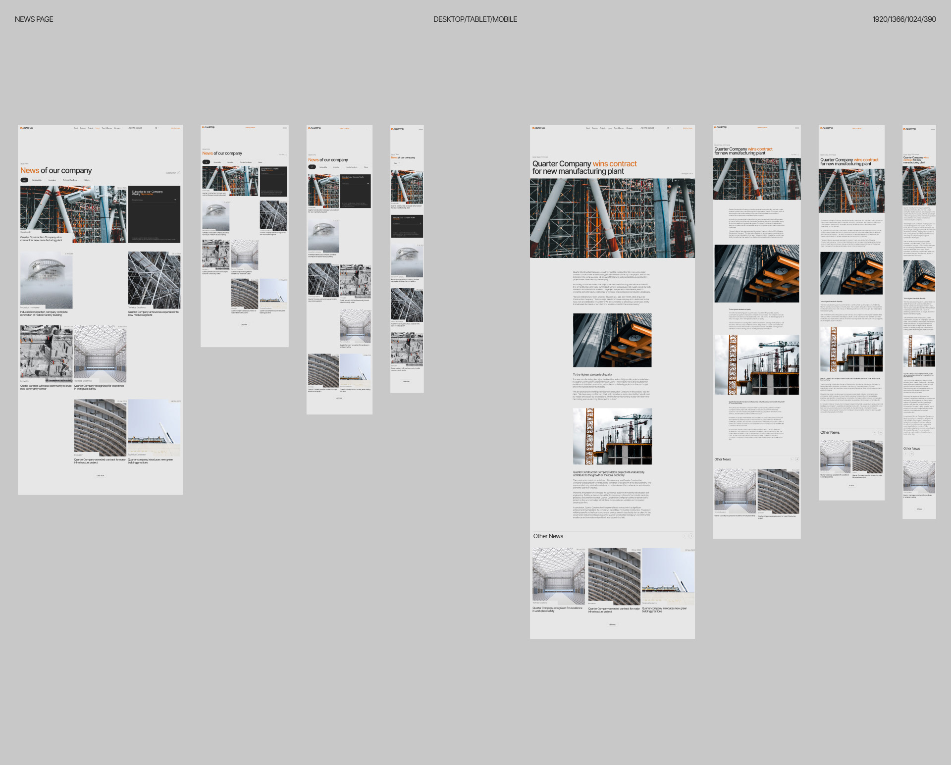 QUARTER® — Изображение №20 — Интерфейсы, 3D на Dprofile