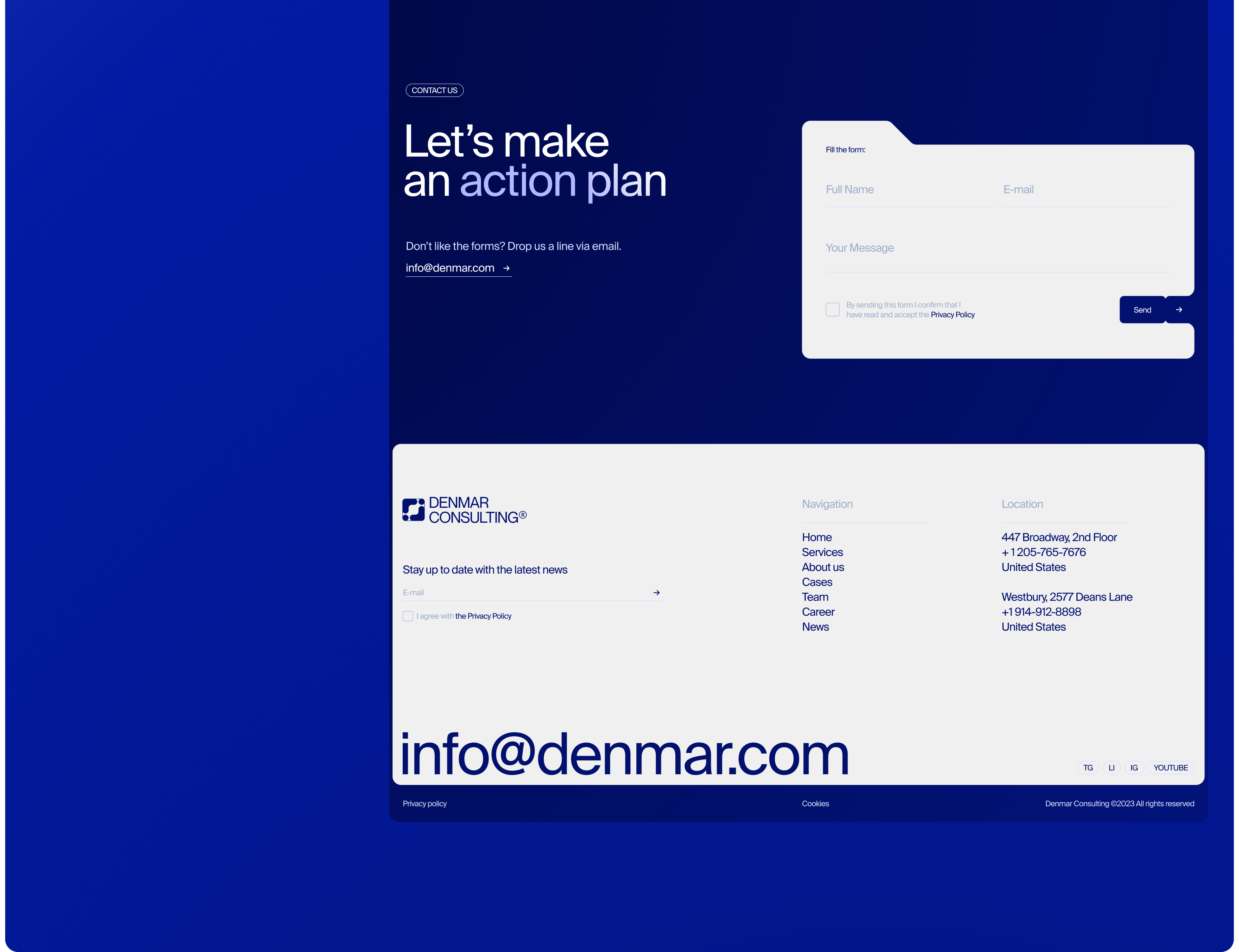 Denmar Consulting© | web. & branding — Изображение №13 — Интерфейсы, Брендинг на Dprofile