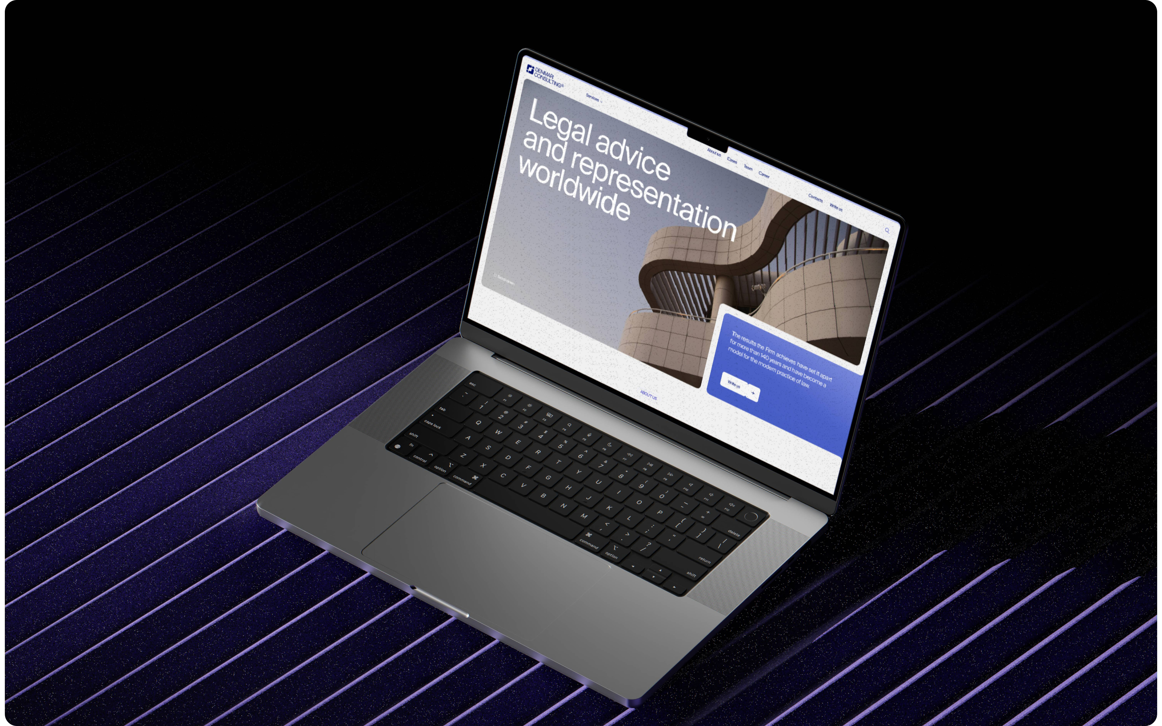 Denmar Consulting© | web. & branding — Изображение №2 — Интерфейсы, Брендинг на Dprofile