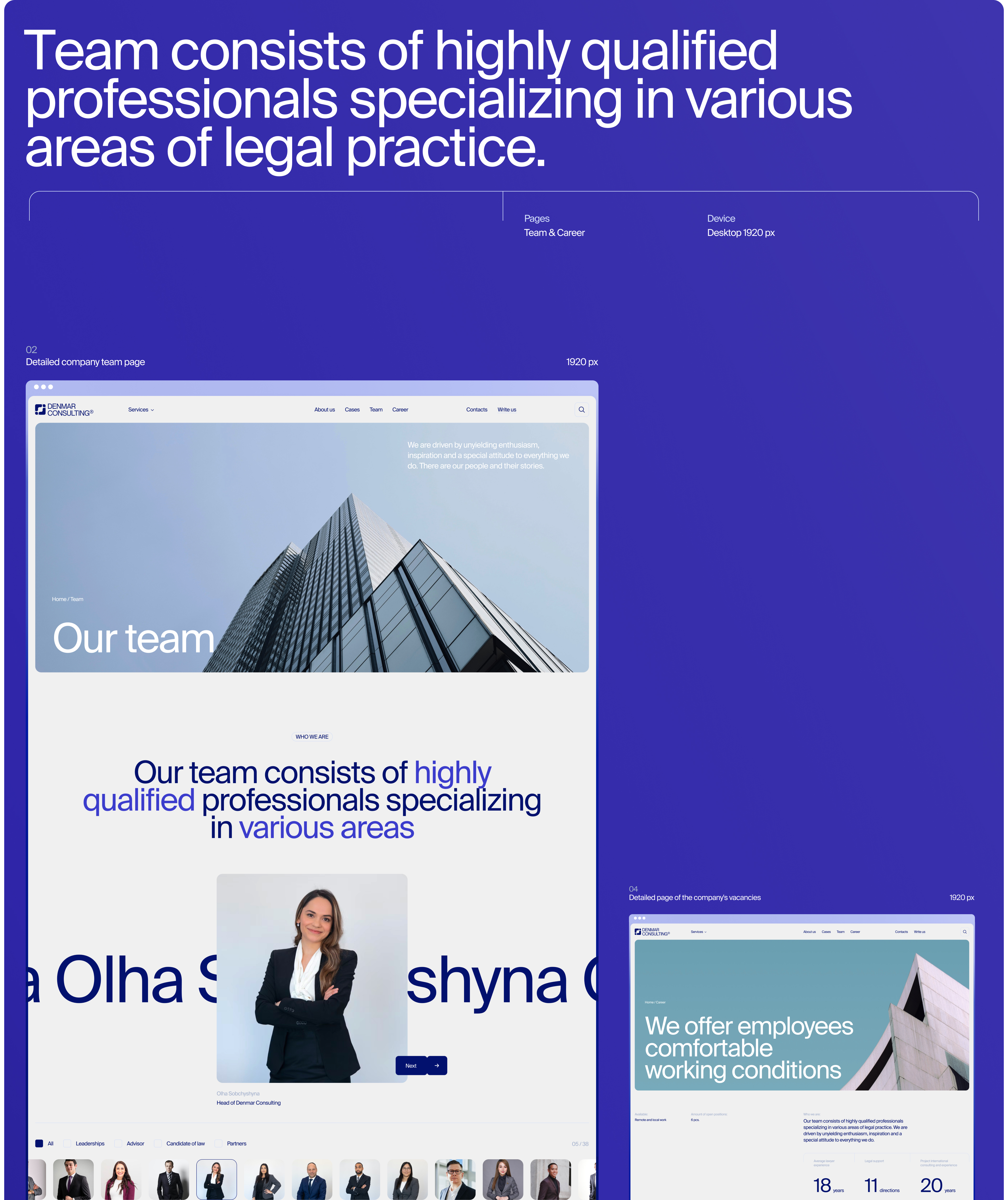 Denmar Consulting© | web. & branding — Изображение №20 — Интерфейсы, Брендинг на Dprofile