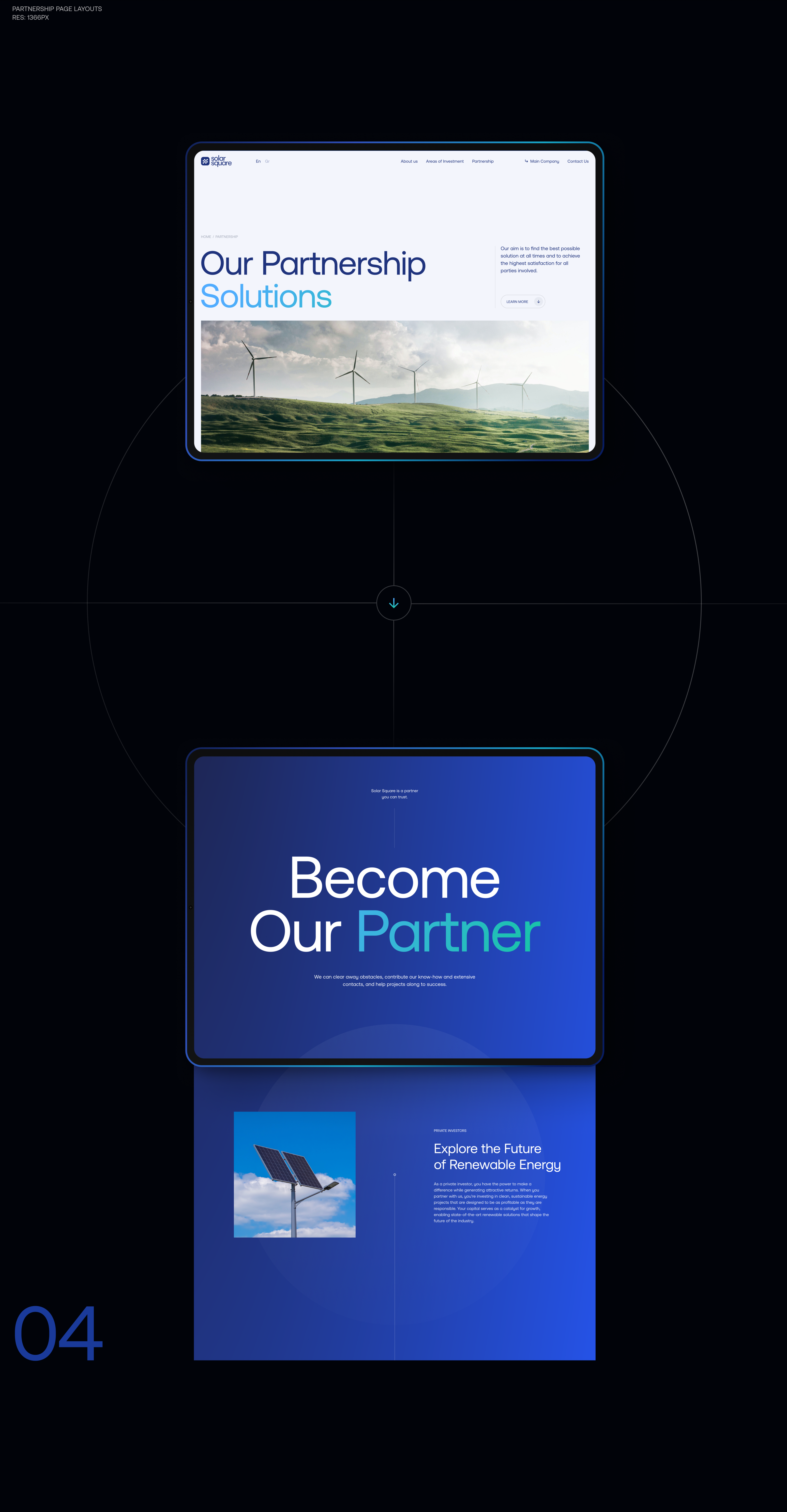 Solar Square — Brand Identity & Website — Изображение №7 — Интерфейсы, Брендинг на Dprofile